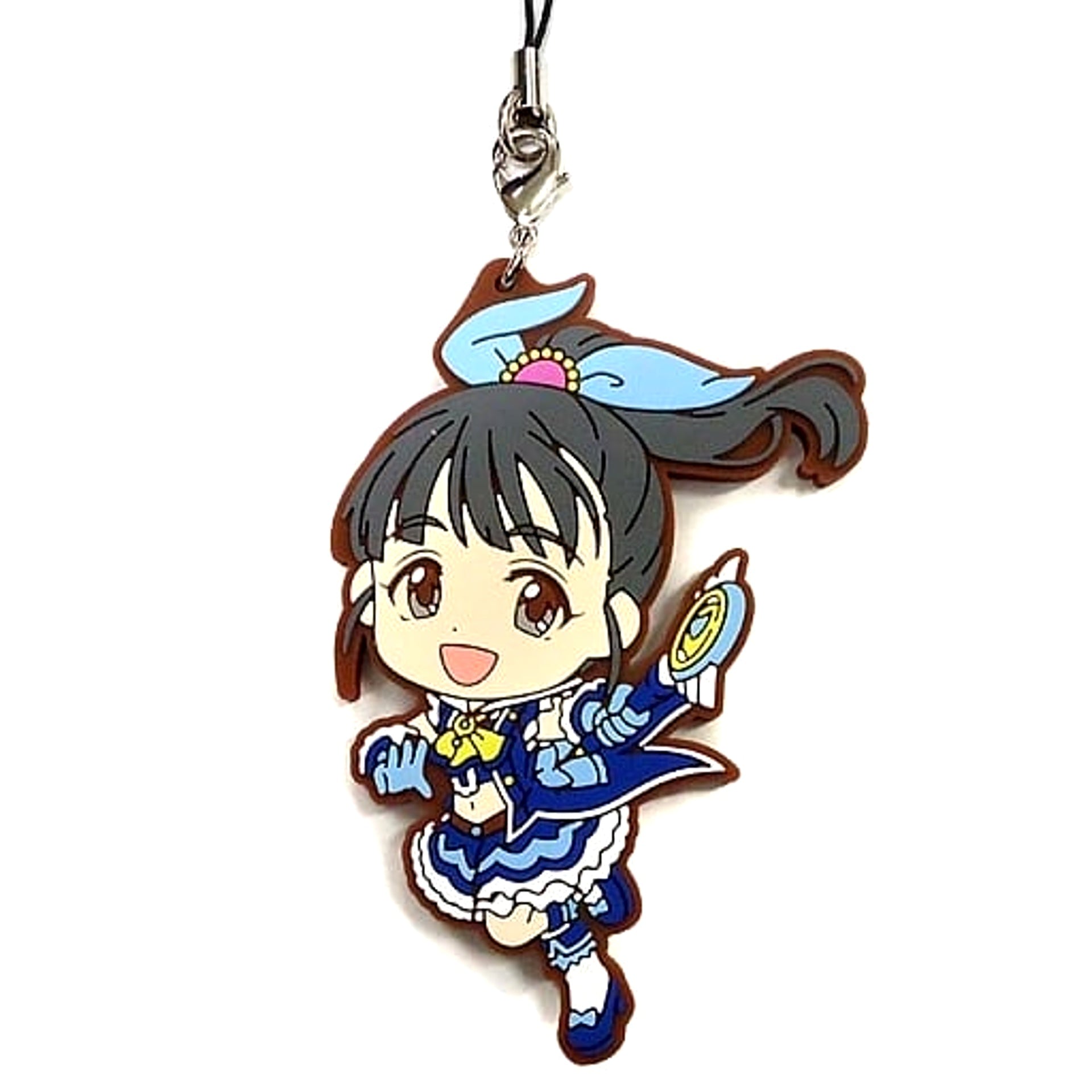 THE IDOLM@STER Cinderella Girls Mai Fukuyama Ichiban Kuji Cinderella's Adventure! Rubber Charm Kyunchara Illustrations Prize F [USED]