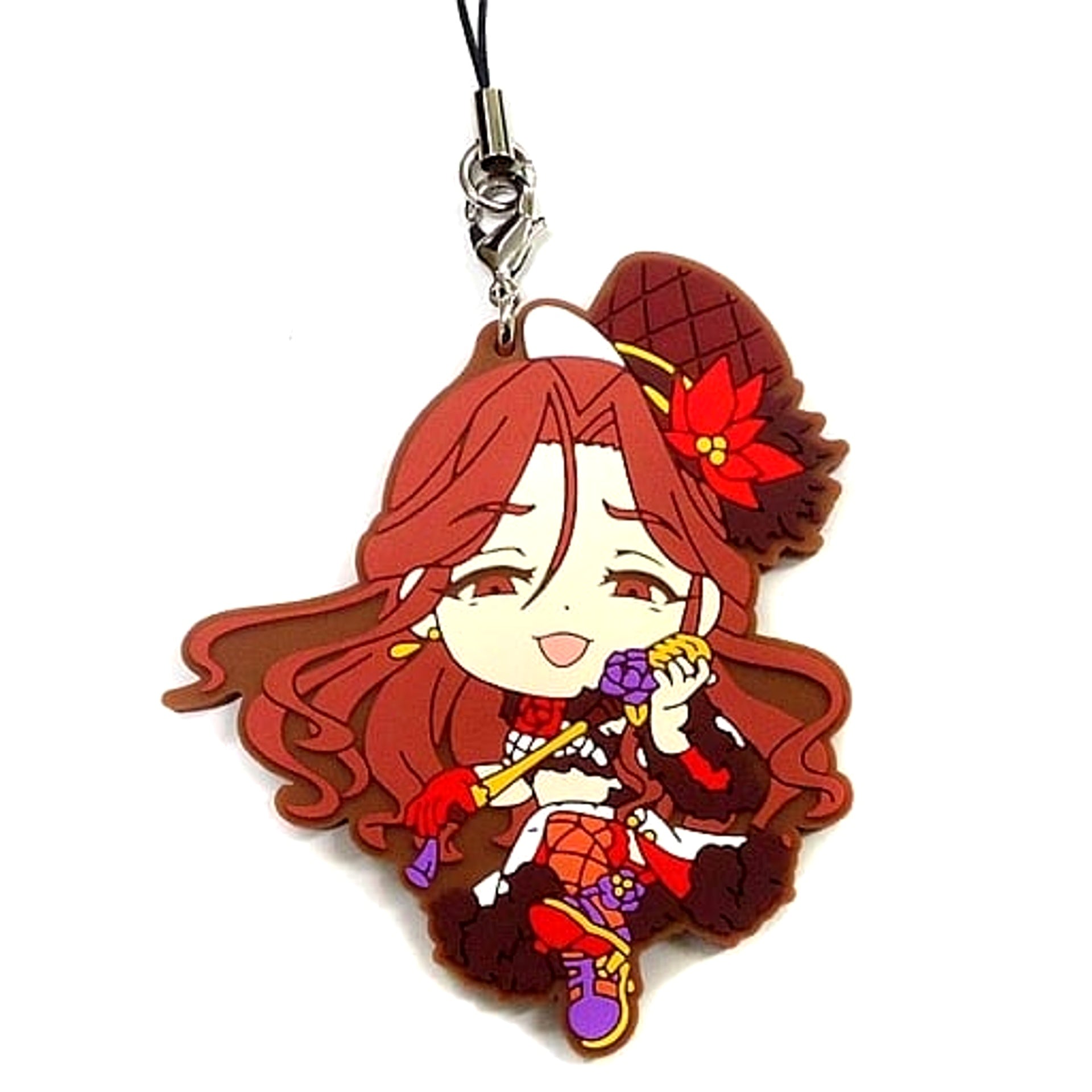 THE IDOLM@STER Cinderella Girls Tokiko Zaizen Ichiban Kuji Cinderella's Adventure! Rubber Charm Kyunchara Illustrations Prize F [USED]