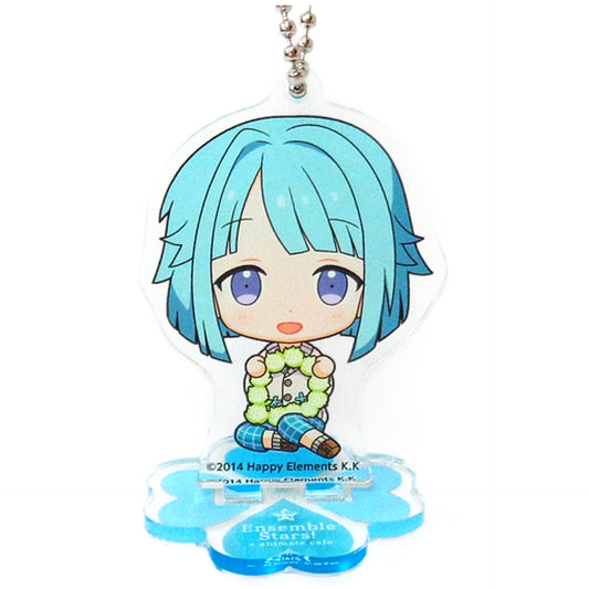 Ensemble Stars! Hajime Shino Trading Acrylic Stand Keychain Yumenosaki Picnic Ver. Group B animate cafe Limited Keychains [USED]