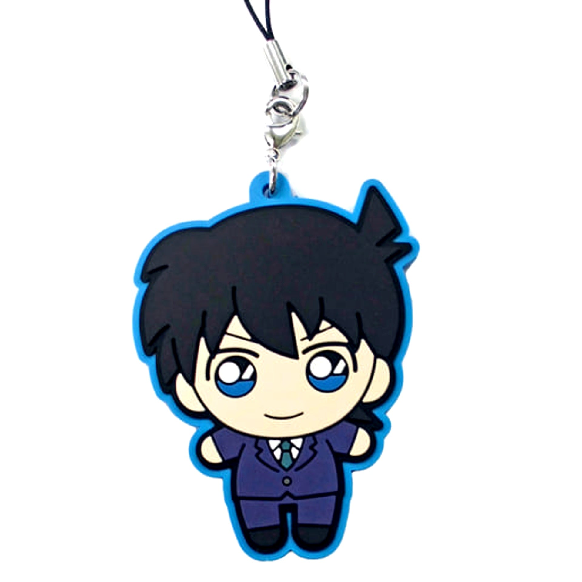 Detective Conan Shinichi Kudo Sega Lucky Kuji Zero Collection Plush Rubber Strap Fourth Prize [USED]