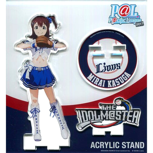 Mirai Kasuga PL Collabo Acrylic Stand Idolmaster Million Live! Saitama Seibu Lions [USED]