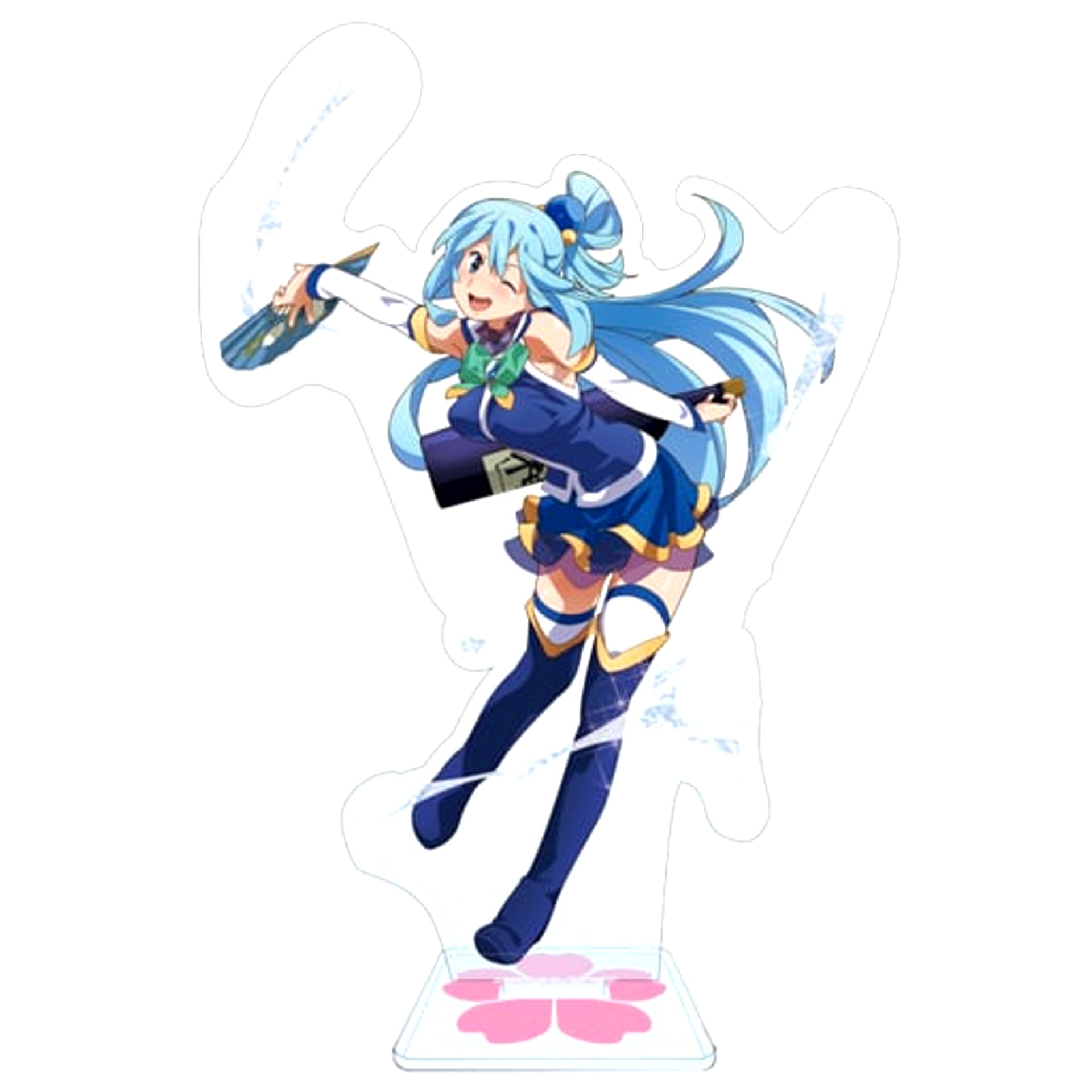 Aqua Cherry Blossom Viewing Ver. Acrylic Stand KonoSuba: God's Blessing on this Wonderful World! 2 [USED]