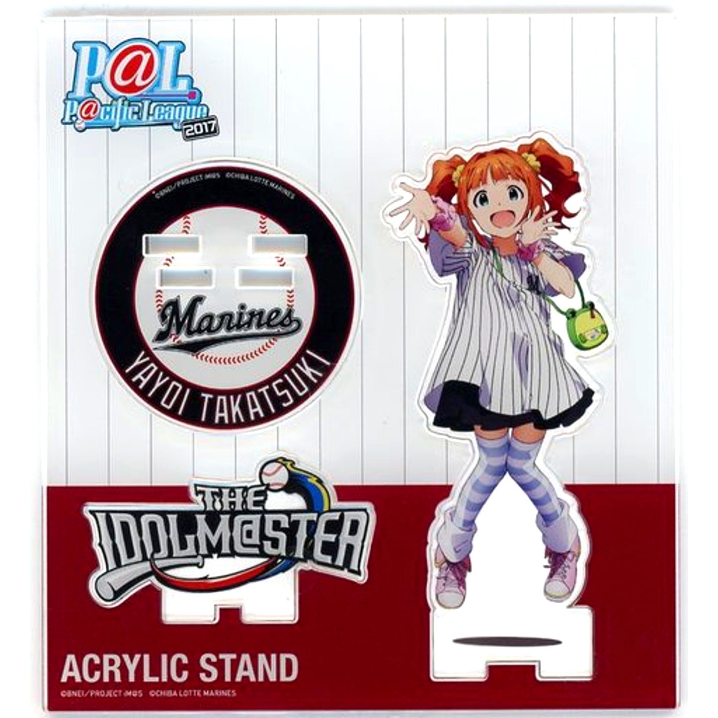 Yayoi Takatsuki THE IDOLM@STER Chiba Lotte Marines Pacific League Collab Acrylic Stand [USED]