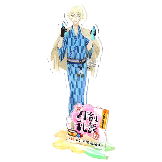 Higekiri Acrylic Stand Zoku Touken Ranbu Hanamaru x Oedo Onsen Monogatari Zoku Oedo Onsen Expedition [USED]
