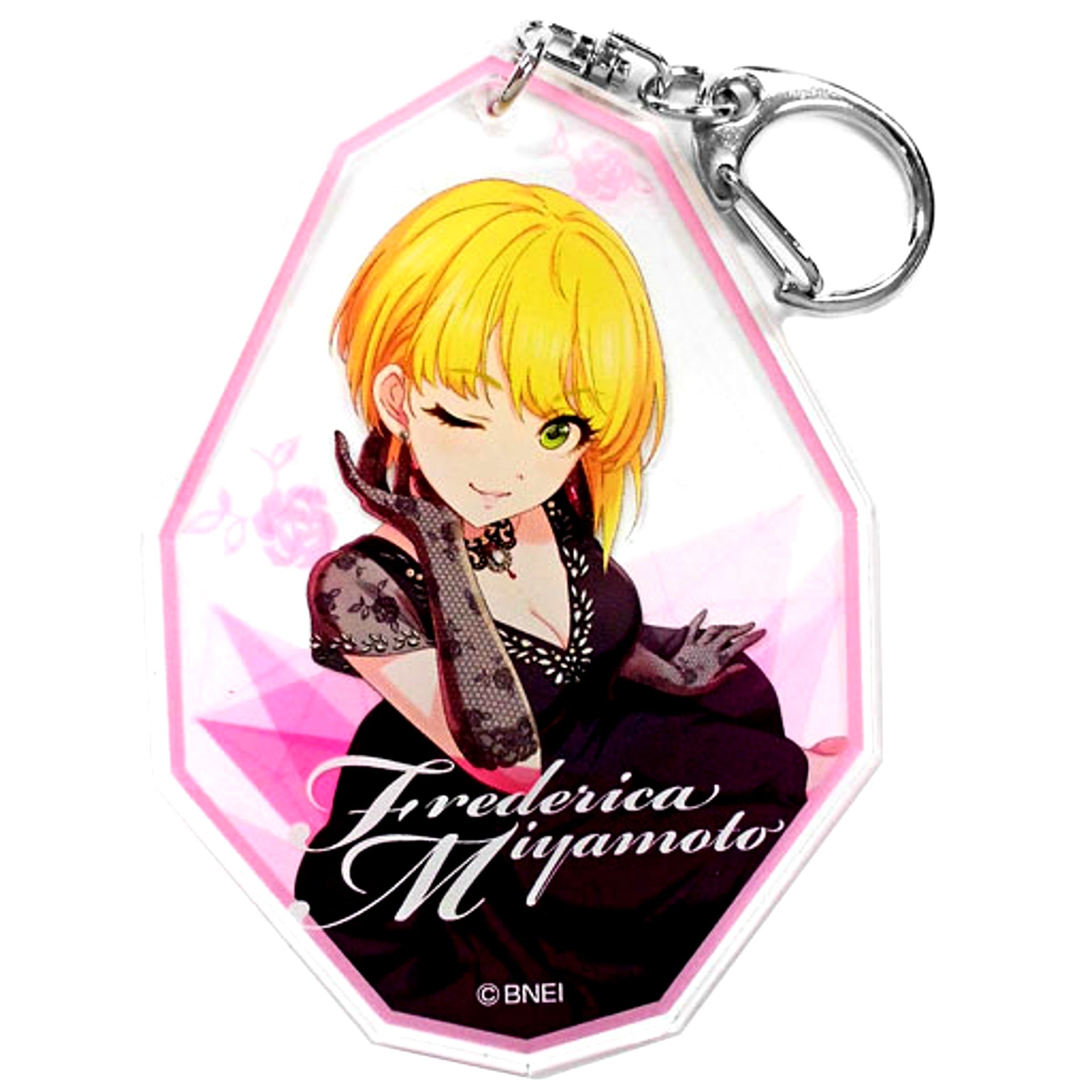 Frederica Miyamoto The Idolmaster Cinderella Girls Acrylic Keychain Official Shop Garapon Lottery Prize B [USED]