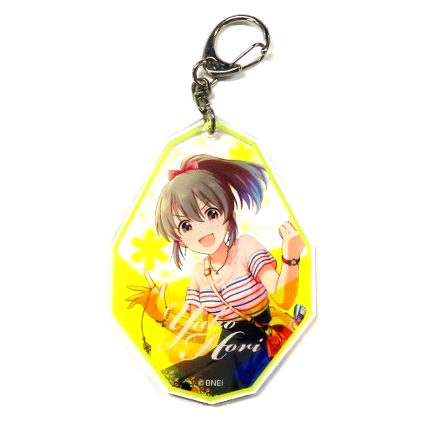 Yuko Hori Daichi no Power Star The Idolmaster Cinderella Girls Acrylic Keychain Official Shop Garapon Lottery Prize B [USED]