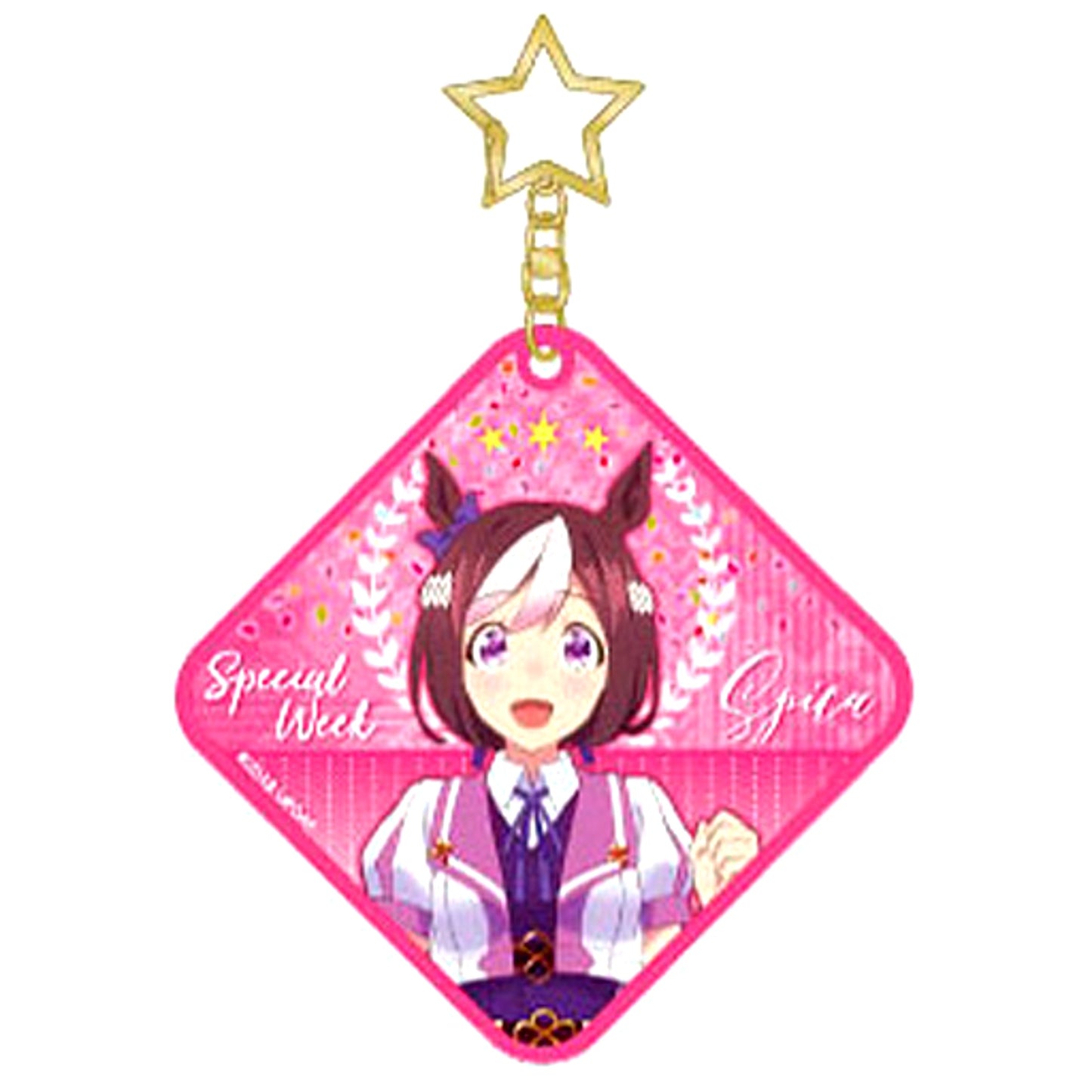 Special Week Uma Musume Pretty Derby PVC Clear Keychain [USED]