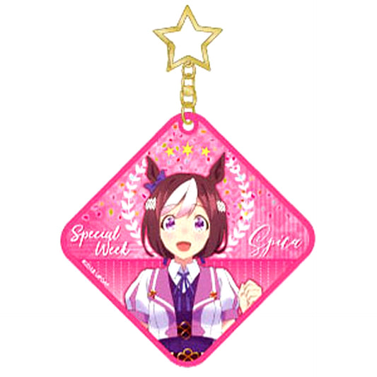 Special Week Uma Musume Pretty Derby PVC Clear Keychain [USED]