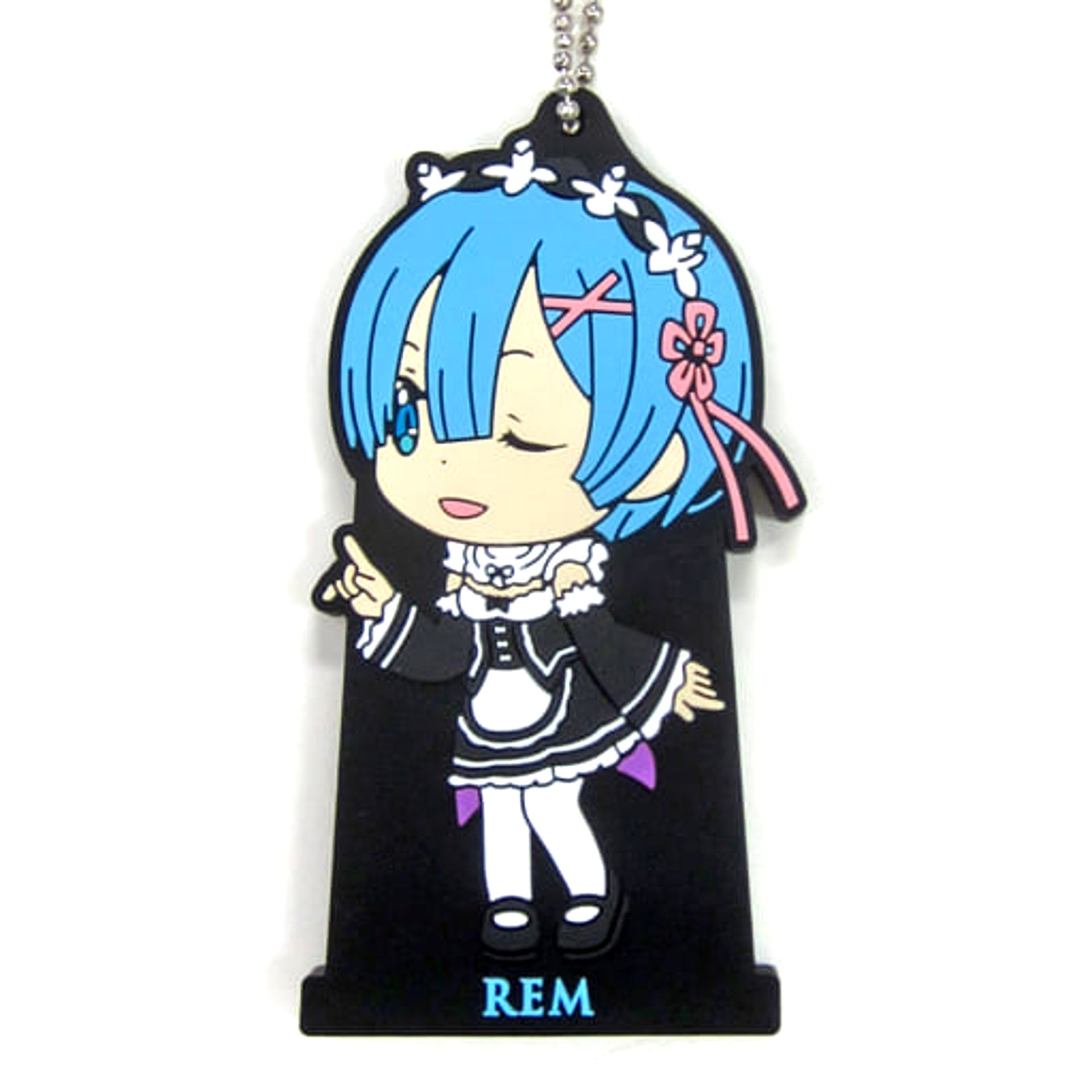 Re:ZERO -Starting Life in Another World- Rem Ichiban Kuji Always with You Rubber Mascot Prize D Keychains [USED]