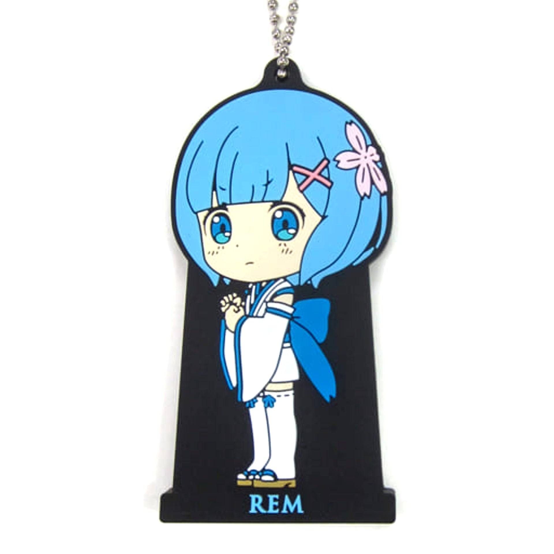 Re:ZERO -Starting Life in Another World- Rem Childhood Ichiban Kuji Always with You Rubber Mascot Prize D Keychains [USED]
