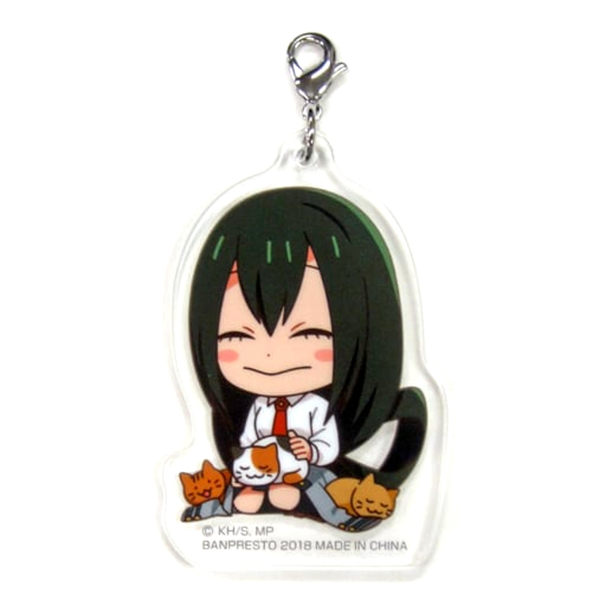My Hero Academia Tsuyu Asui Ichiban Kuji A Break with The Cat Acrylic Charms Kyunchara Illustrations Prize D Charm [USED]