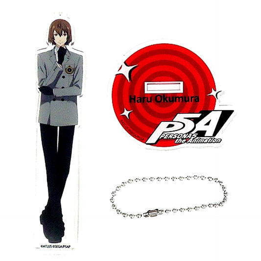 Goro Akechi Persona 5 the Animation Acrylic Mascot Shujin Academy High School Store SHIBUYA109 [USED]