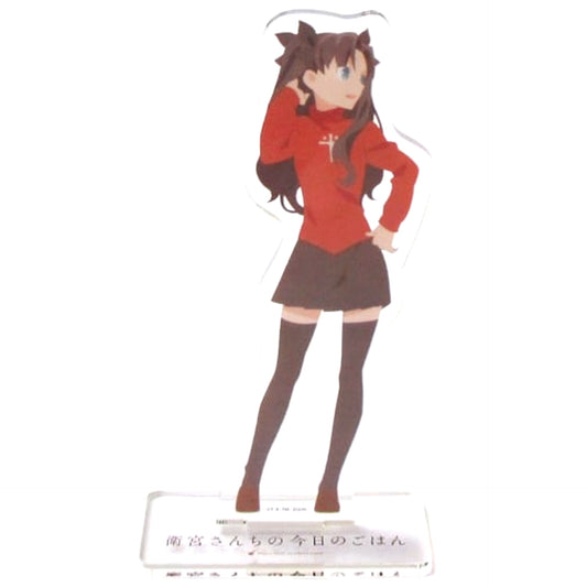 Rin Tohsaka 4th Term Ending A Pack Today's Menu for the Emiya Family Acrylic Stand ufotable cafe [USED]