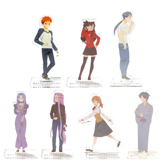 Set of 7 Today's Menu for the Emiya Family x ufotable cafe Phase 4 Ending Acrylic Stand A Pack [USED]