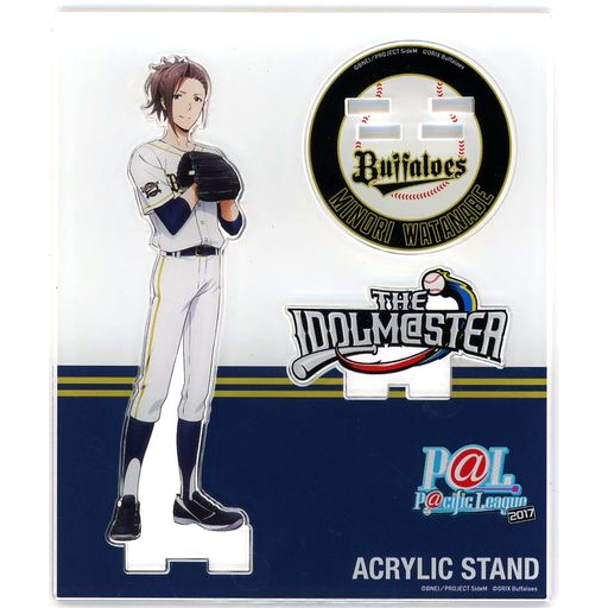 Minori Watanabe The Idolmaster SideM Orix Buffaloes P@L Collabo The Idolmaster Series x Pacific League Collabo Acrylic Stand [USED]