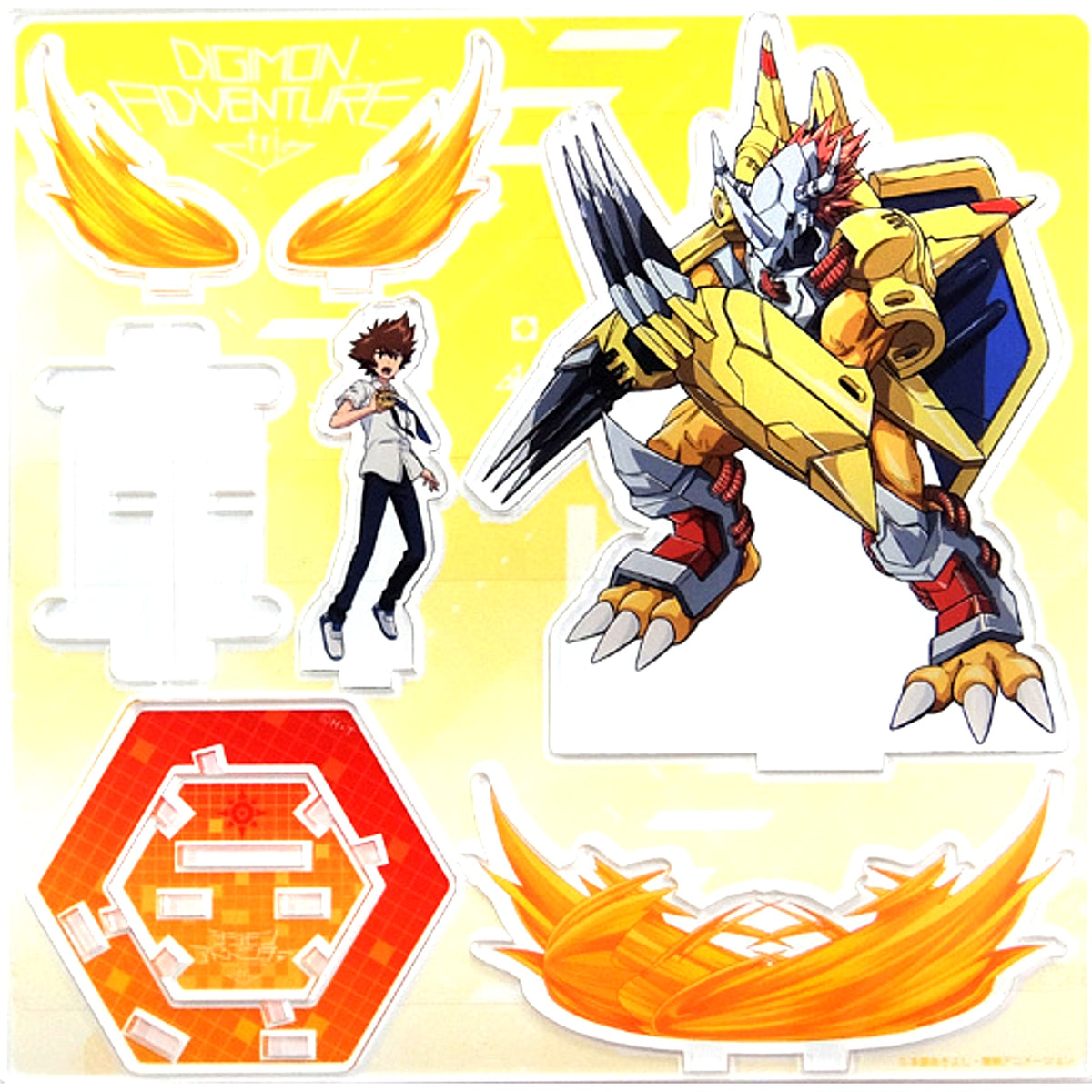 Taichi & WarGreymon Digimon Adventure tri. Digimon tri Shop PART5 in Ikebukuro P'PARCO Acrylic Stand [USED]
