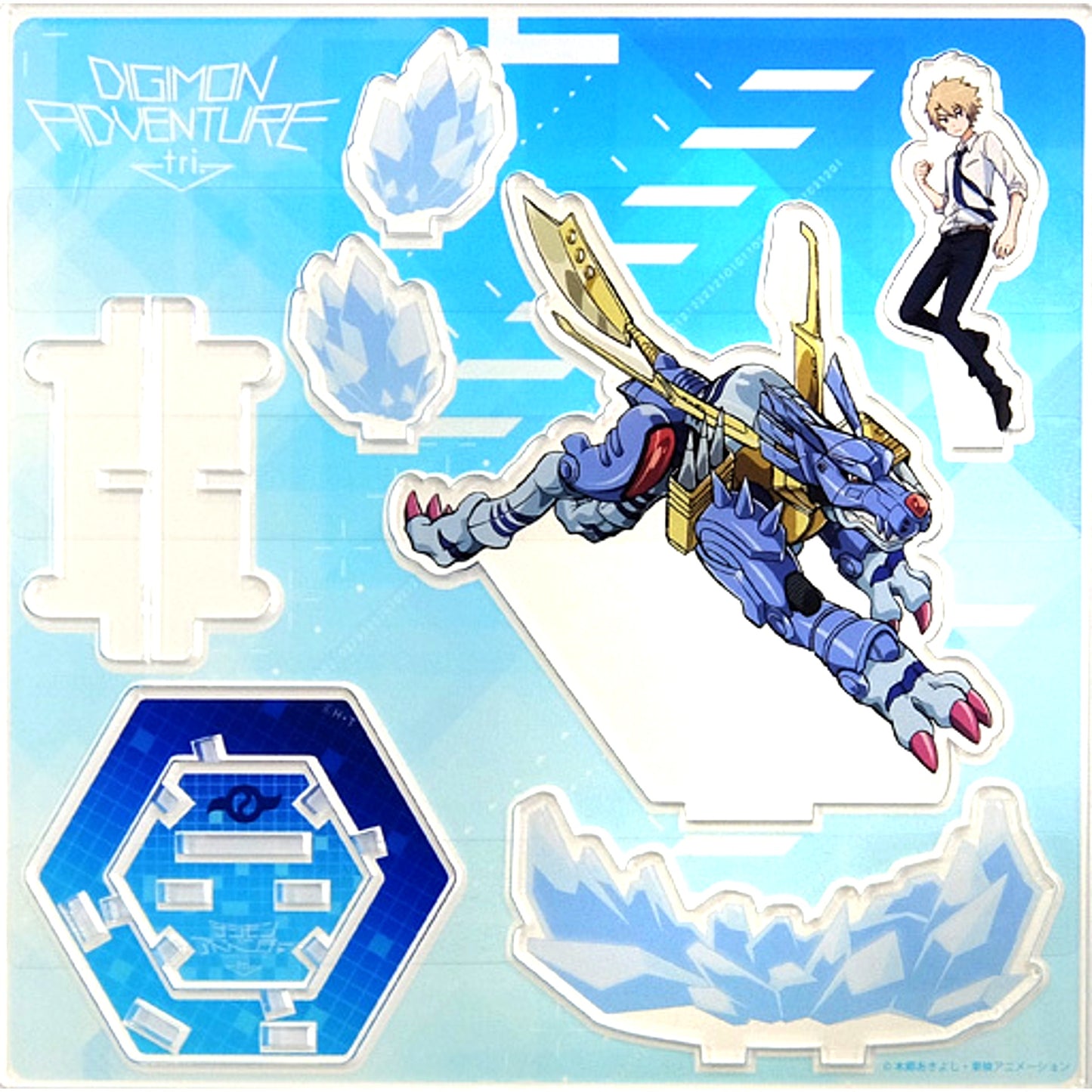 Yamato & MetalGarurumon Digimon Adventure tri. Acrylic Stand Digimon tri. Shop PART 5 in Ikebukuro P'PARCO [USED]