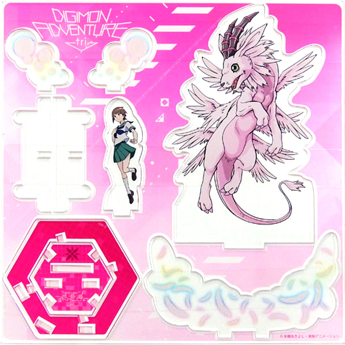 Hikari & Holydramon Digimon Adventure tri. Digimon tri Shop PART5 in Ikebukuro P'PARCO Acrylic Stand [USED]