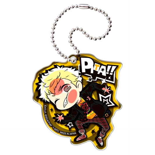 Ryuji Sakamoto Persona 5 the Animation Pita! Deforme Acrylic Keychain [USED]