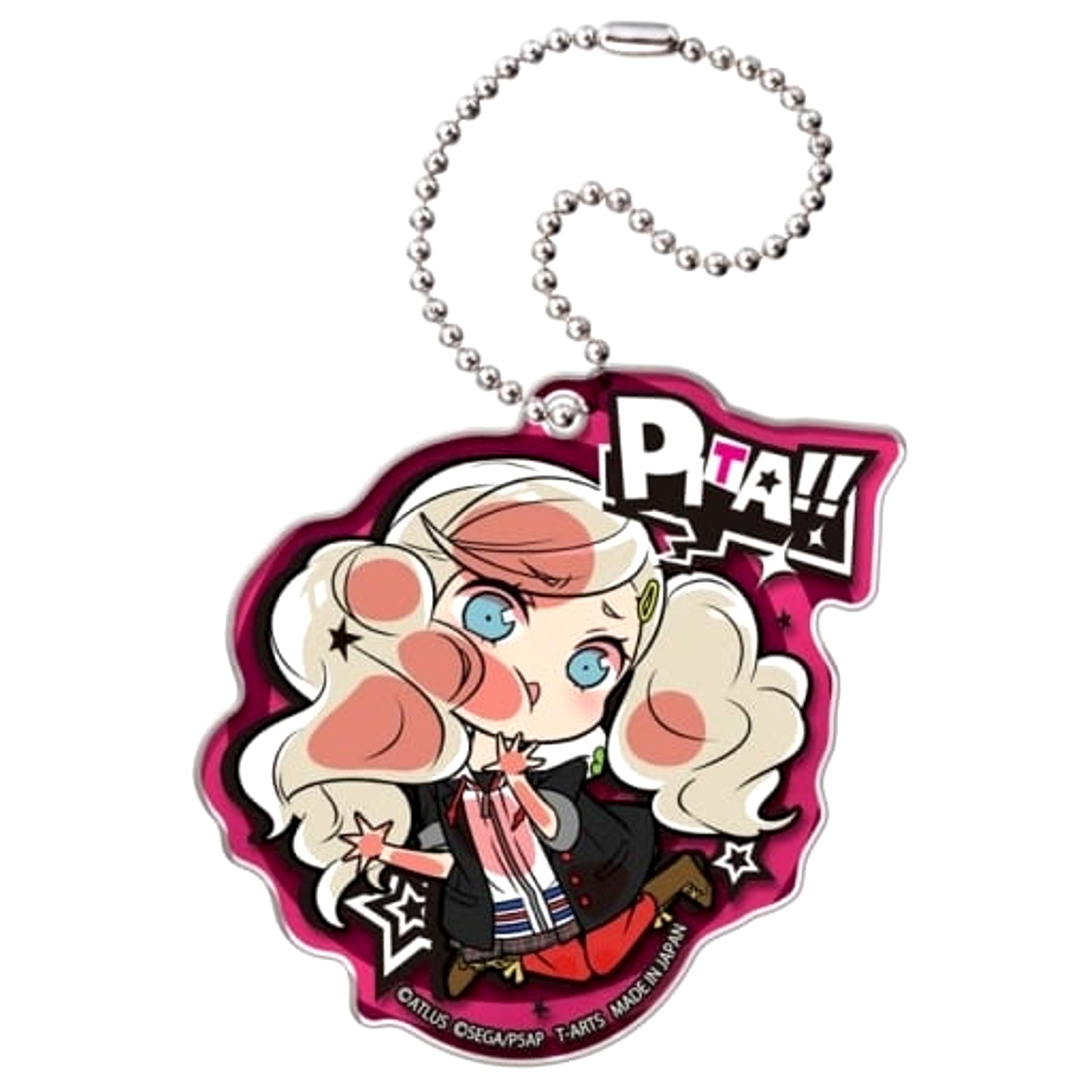 Persona 5: The Animation Ann Takamaki Pita! Deformed Acrylic Keychain Keychains [USED]