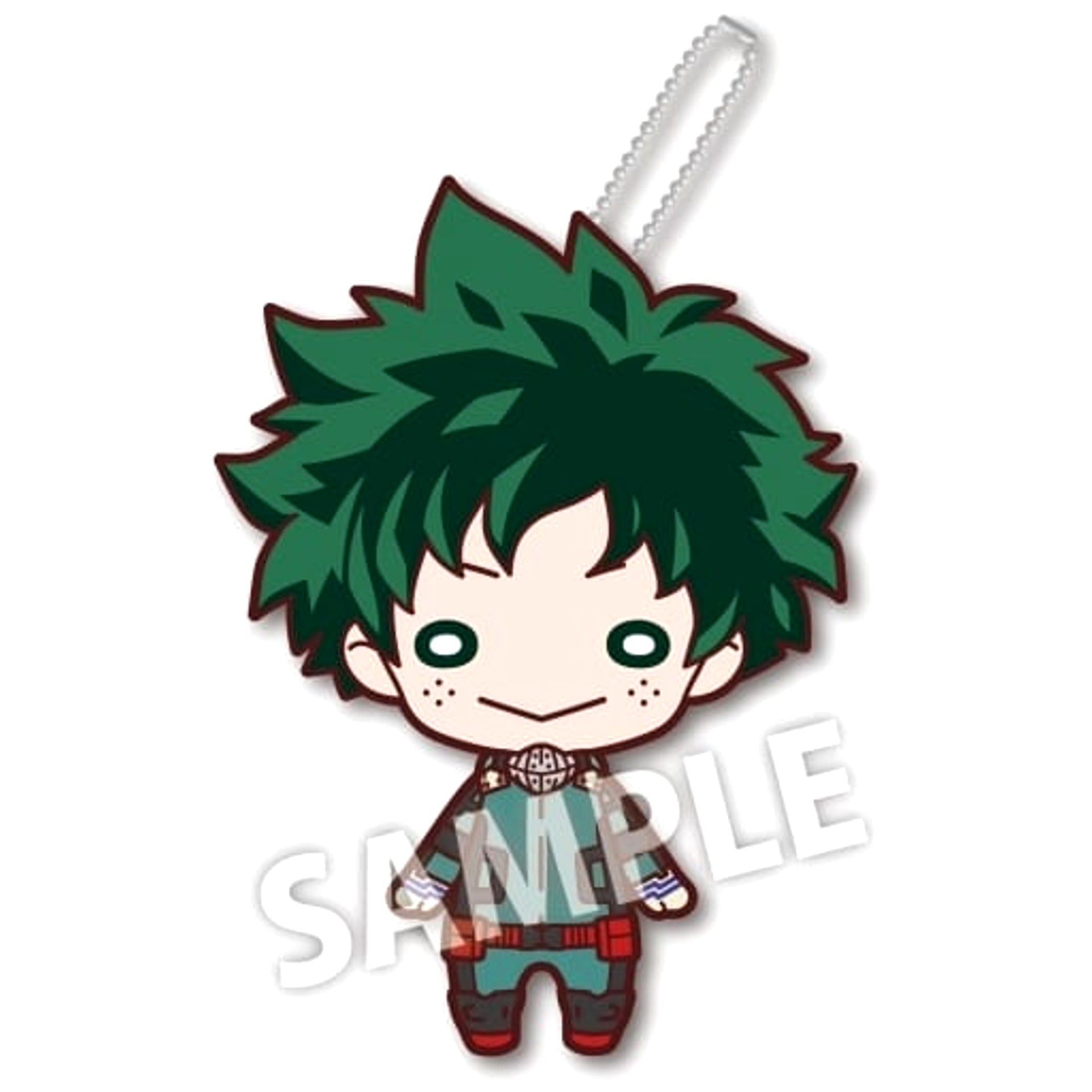My Hero Academia Izuku Midoriya New Costume Nitotan Plush Toy with Ball Chain Keychains [USED]