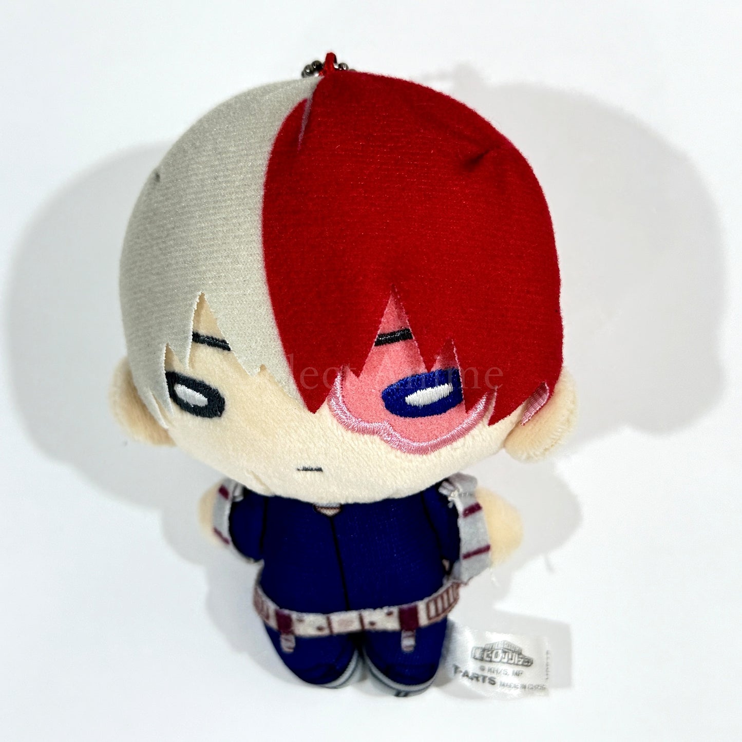 My Hero Academia Shoto Todoroki New Costume Nitotan Plush Toy with Ball Chain Keychains [USED]