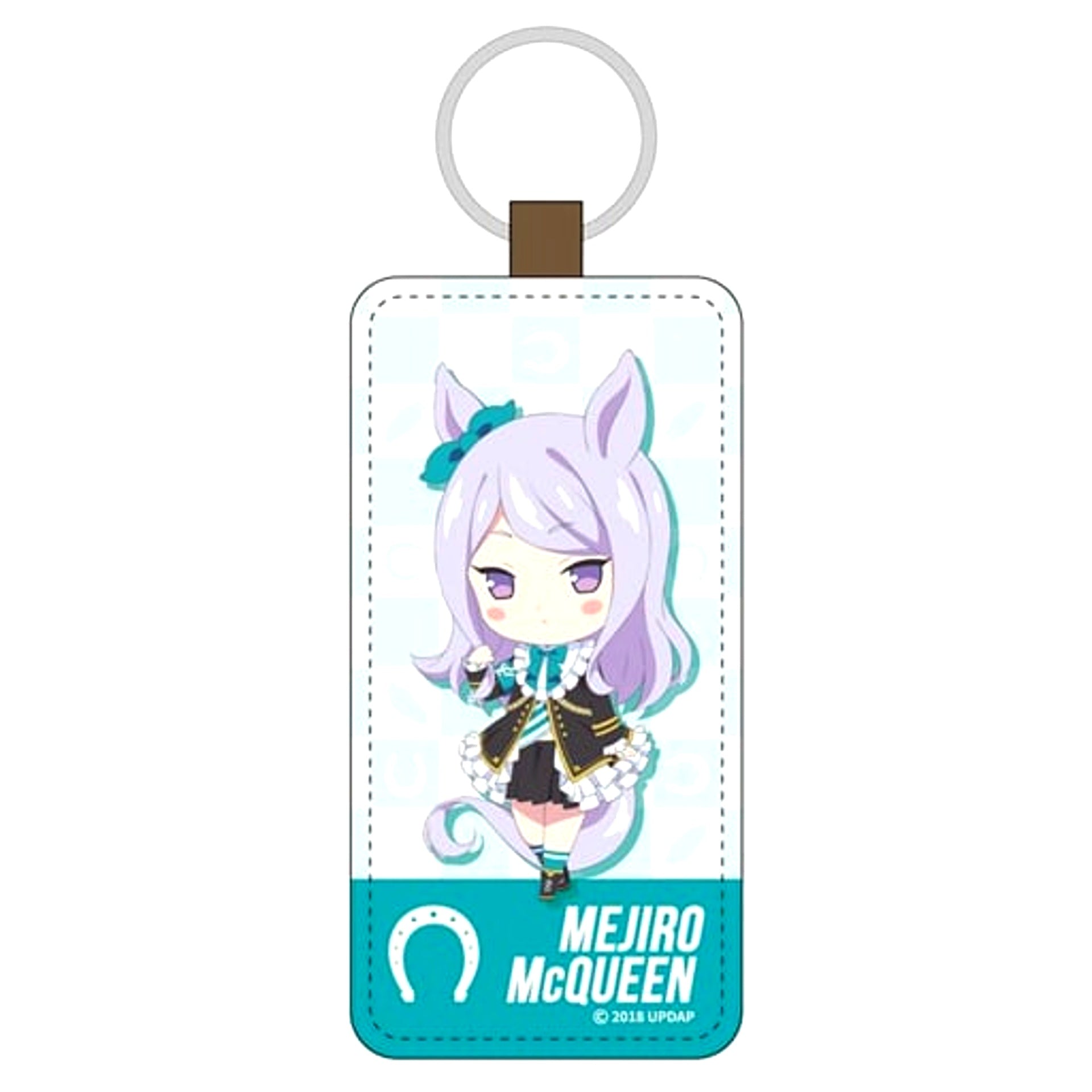 Mejiro McQueen Uma Musume Pretty Derby Leather Keychain [USED]
