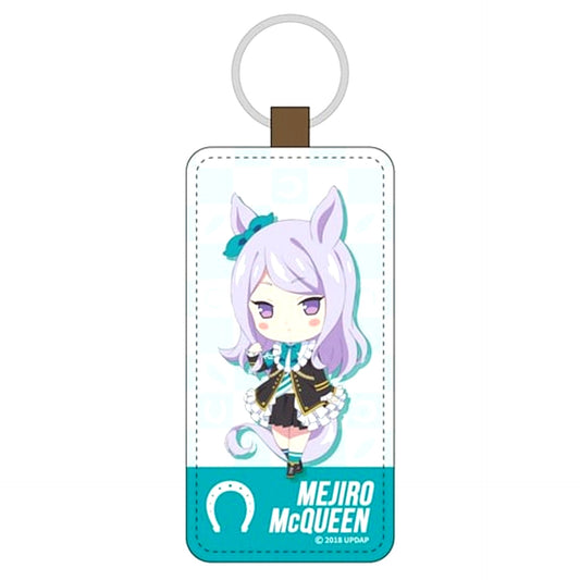 Mejiro McQueen Uma Musume Pretty Derby Leather Keychain [USED]