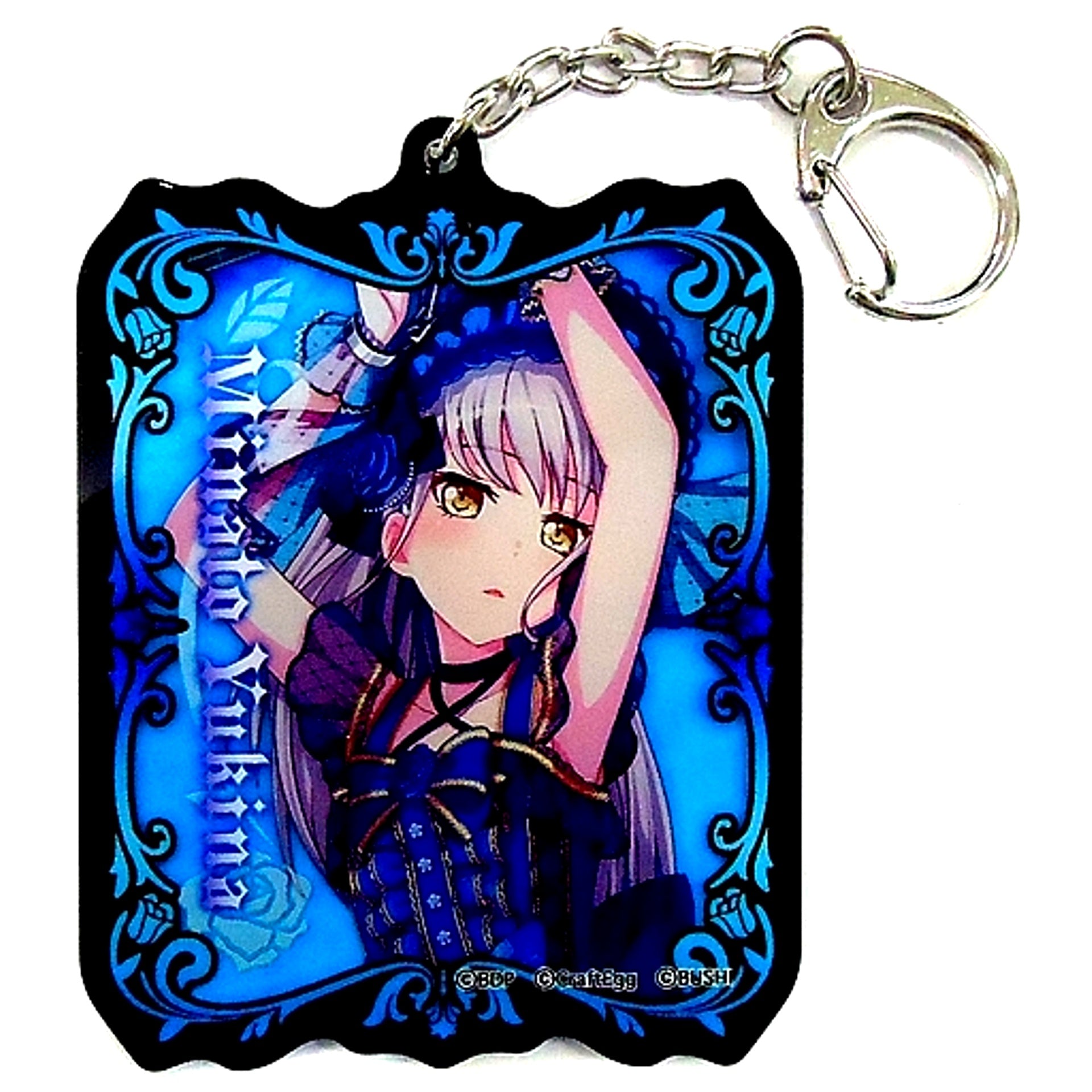 Yukina Minato BanG Dream! Roselia Acrylic Keychain 2nd Live Zeit [USED]