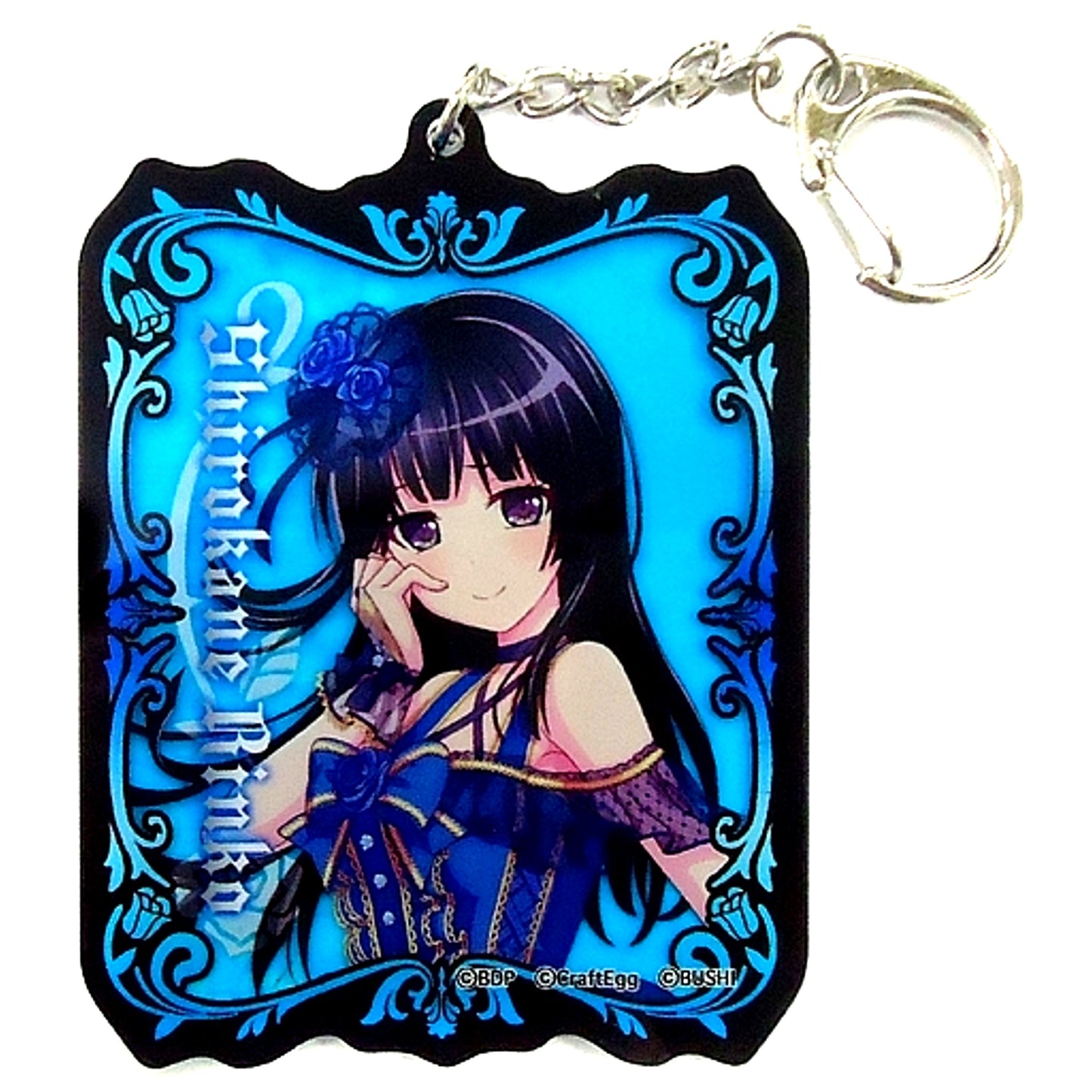 Rinko Shirokane Acrylic Keychain BanG Dream! Roselia 2nd Live Zeit [USED]