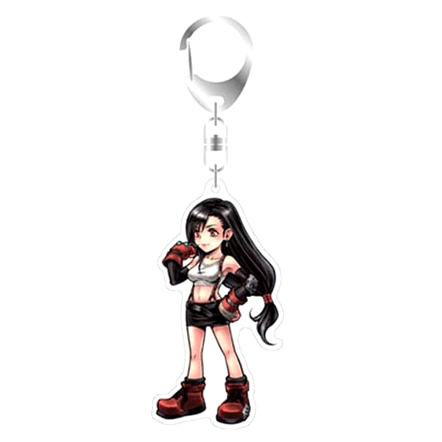 Dissidia Final Fantasy Tifa Lockhart Acrylic Keychain Keychains [USED]