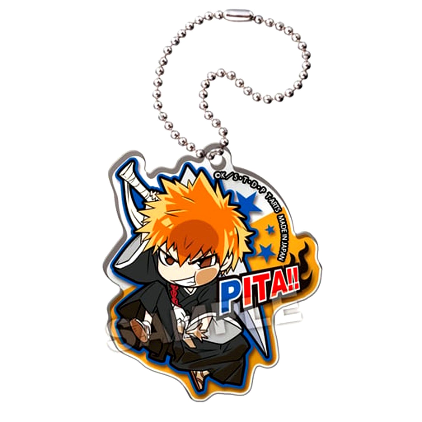 Ichigo Kurosaki Pita Deforme BLEACH Acrylic Keychain [USED]