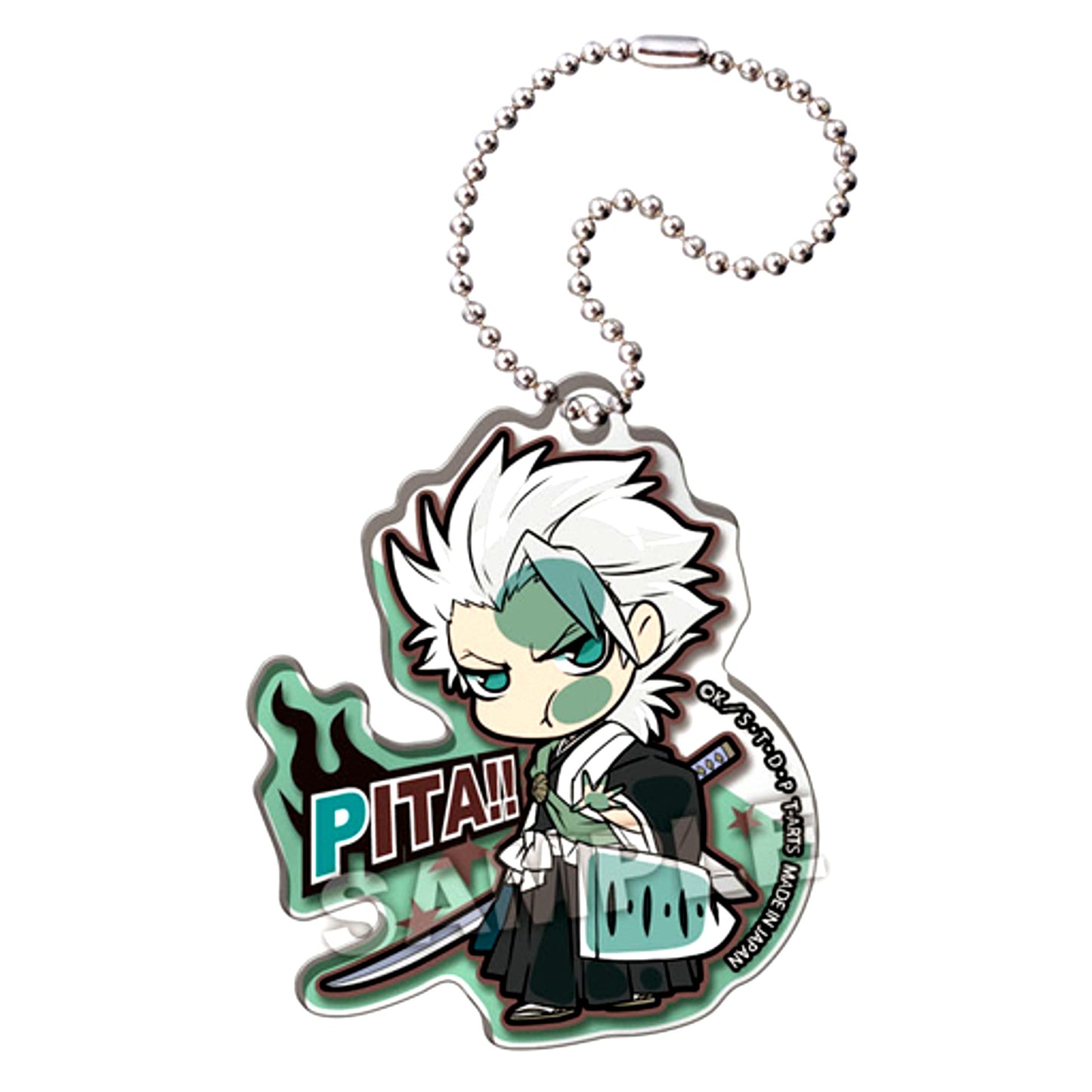 Toshiro Hitsugaya Pita Deforme Bleach Acrylic Keychain [USED]