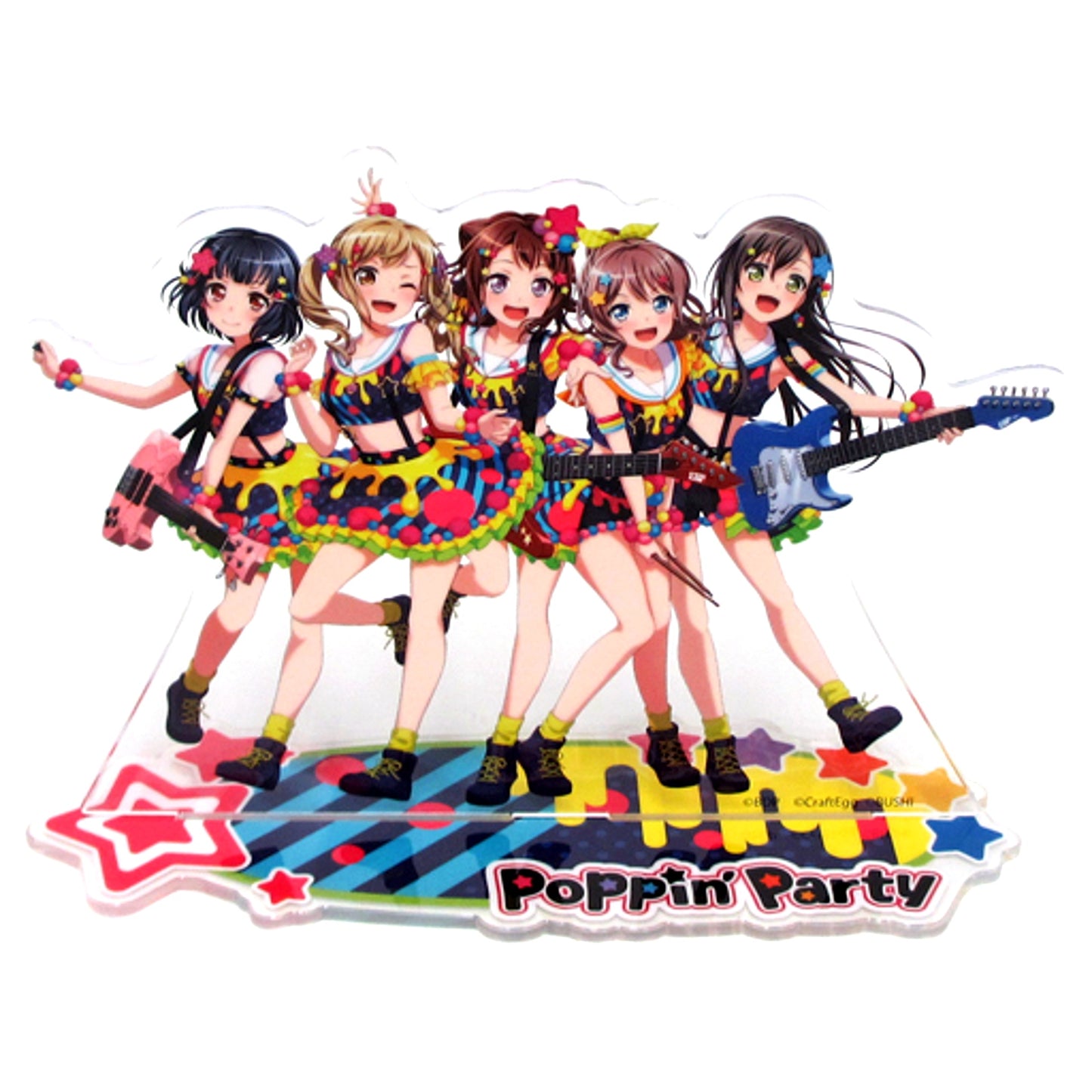 Poppin'Party BanG Dream! Girls Band Party! x Adores Vol.3 Memorial Acrylic Stand [USED]