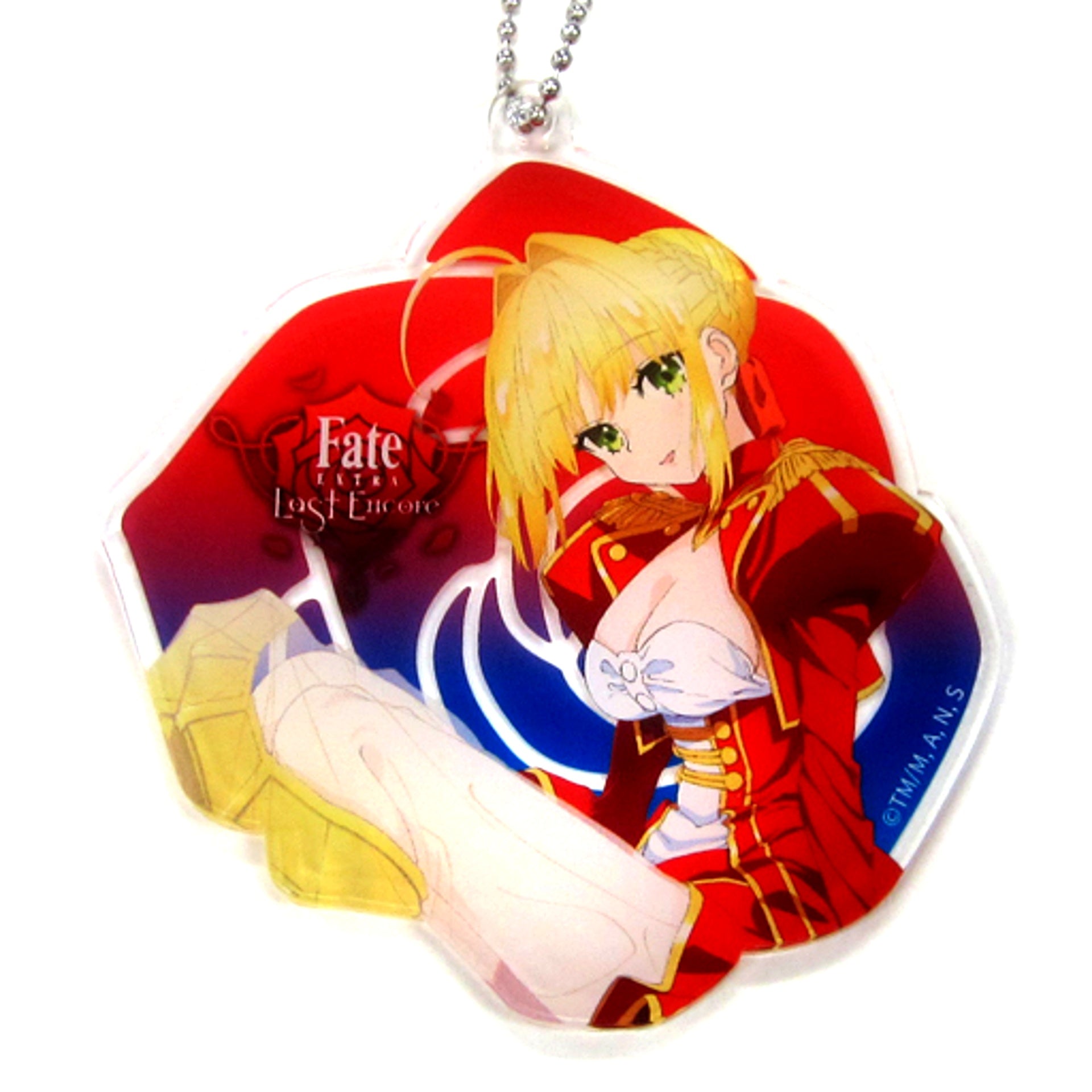 Saber Fate/EXTRA Last Encore Acrylic Keychain Treevillage [USED]