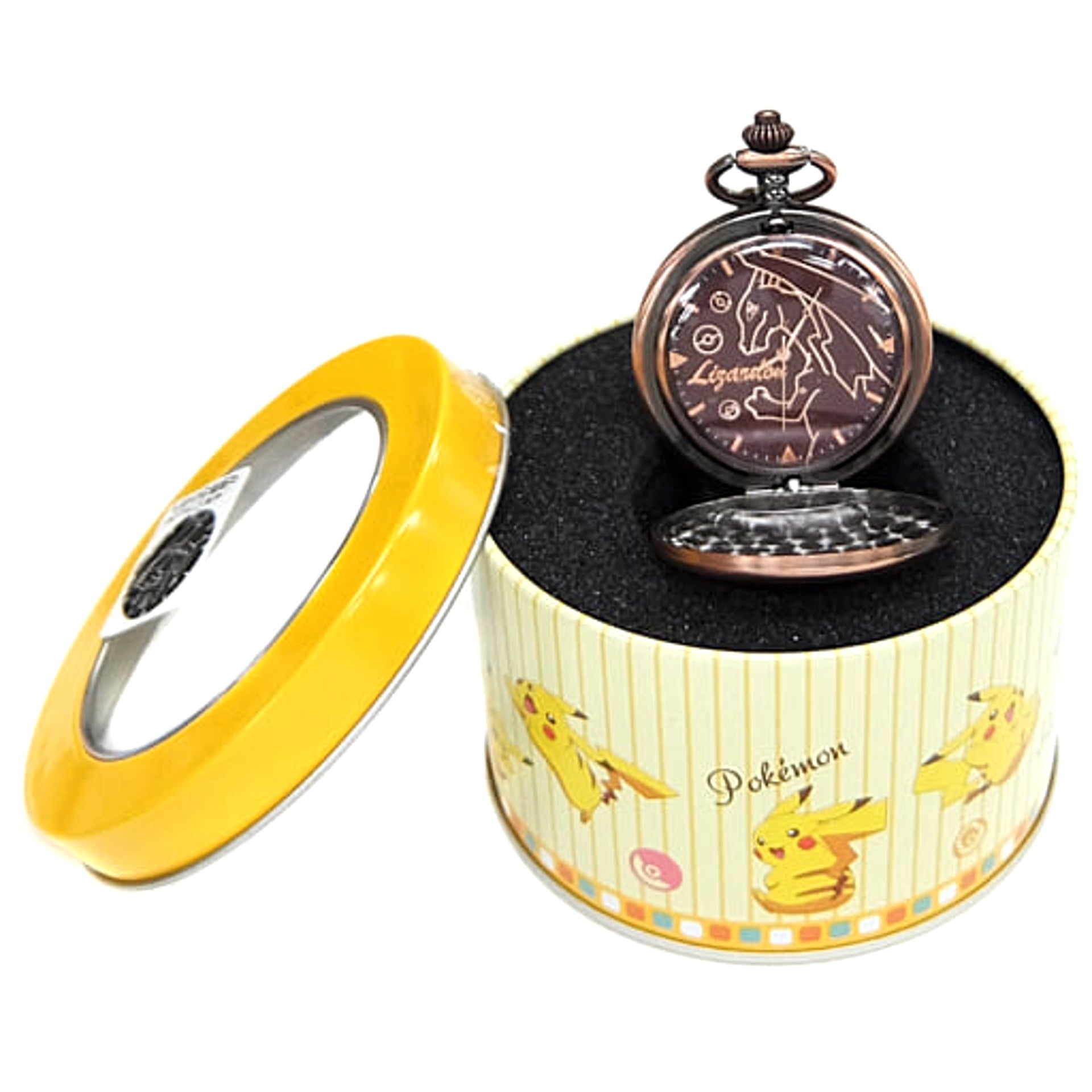 Pokemon Sun and Moon Charizard Bronze Premium Pocket Watch [USED]