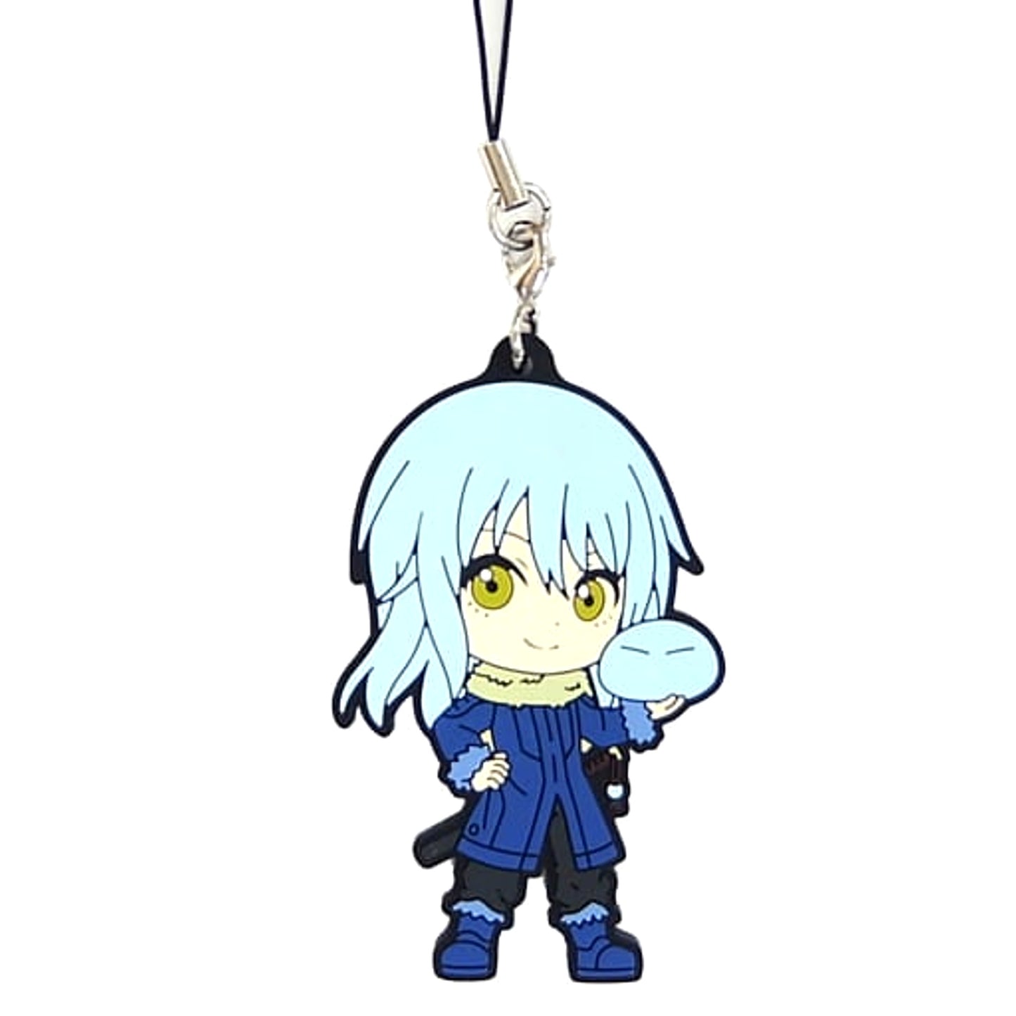 That Time I Got Reincarnated as a Slime Rimuru Blue Costume Ichiban Kuji Rubber Charm Kyunchara Illustrations Prize D [USED]