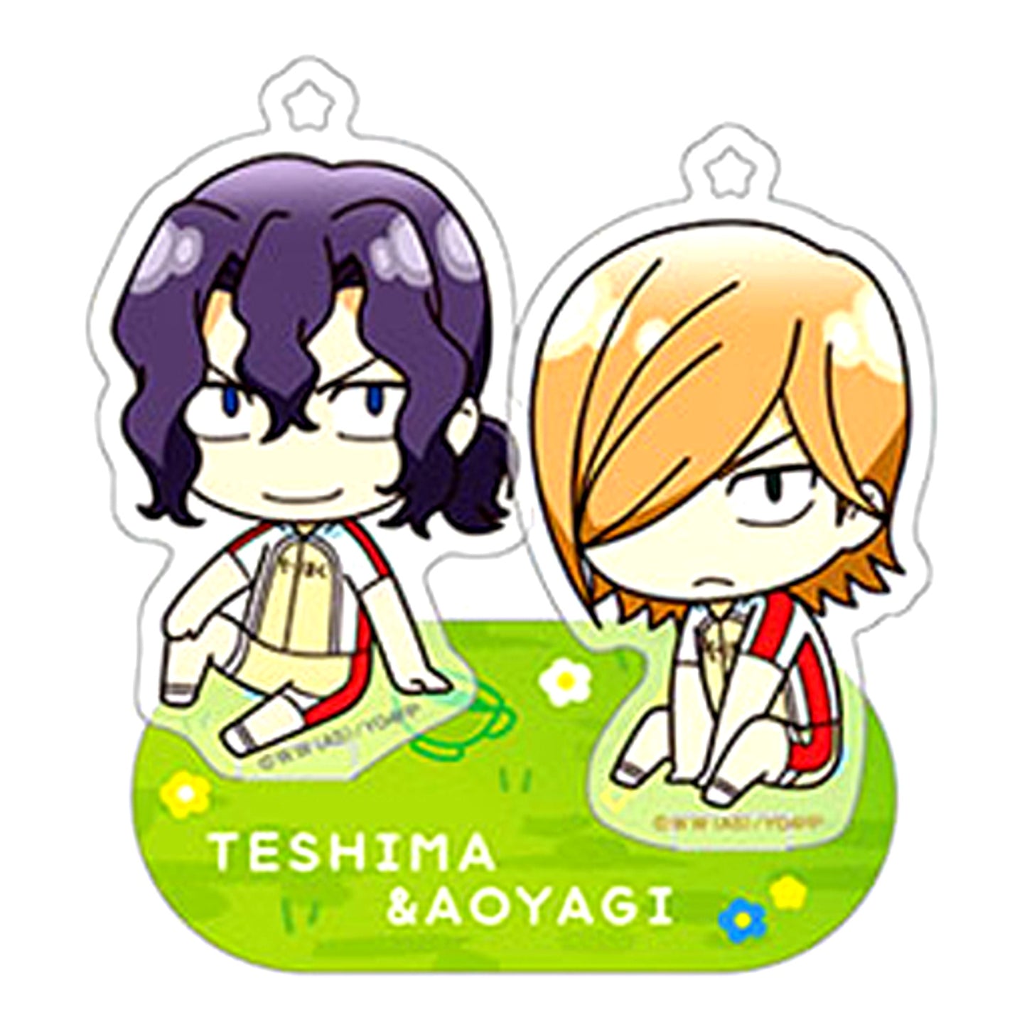 Teshima & Aoyagi Nakayoshi Acrylic Stand Yowamushi Pedal GLORY LINE [USED]