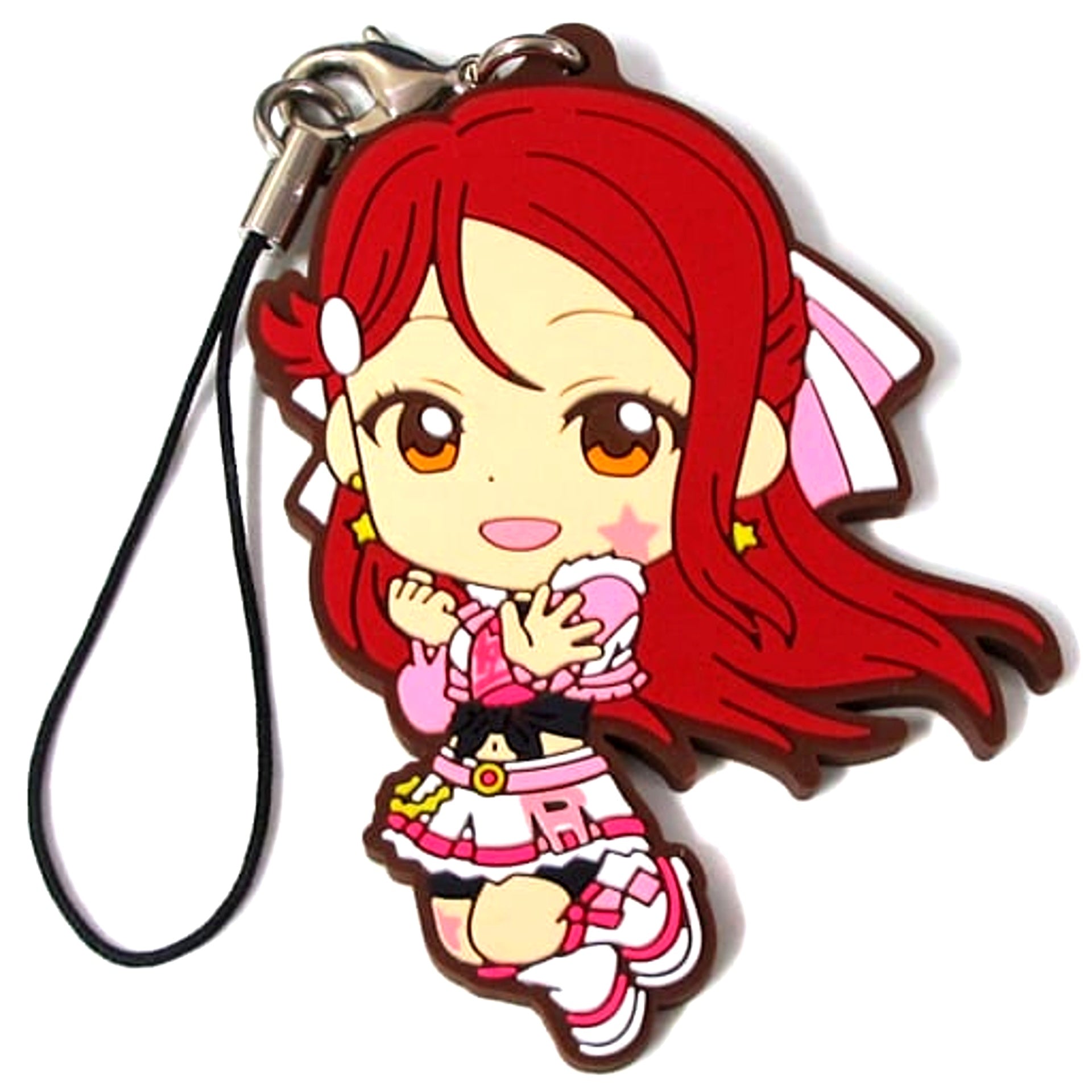 Riko Sakurauchi MIRACLE WAVE Ver. Love Live! Sunshine!! Ichiban Kuji 5th Rubber Charm Kyunchara Illustrations Prize K [USED]
