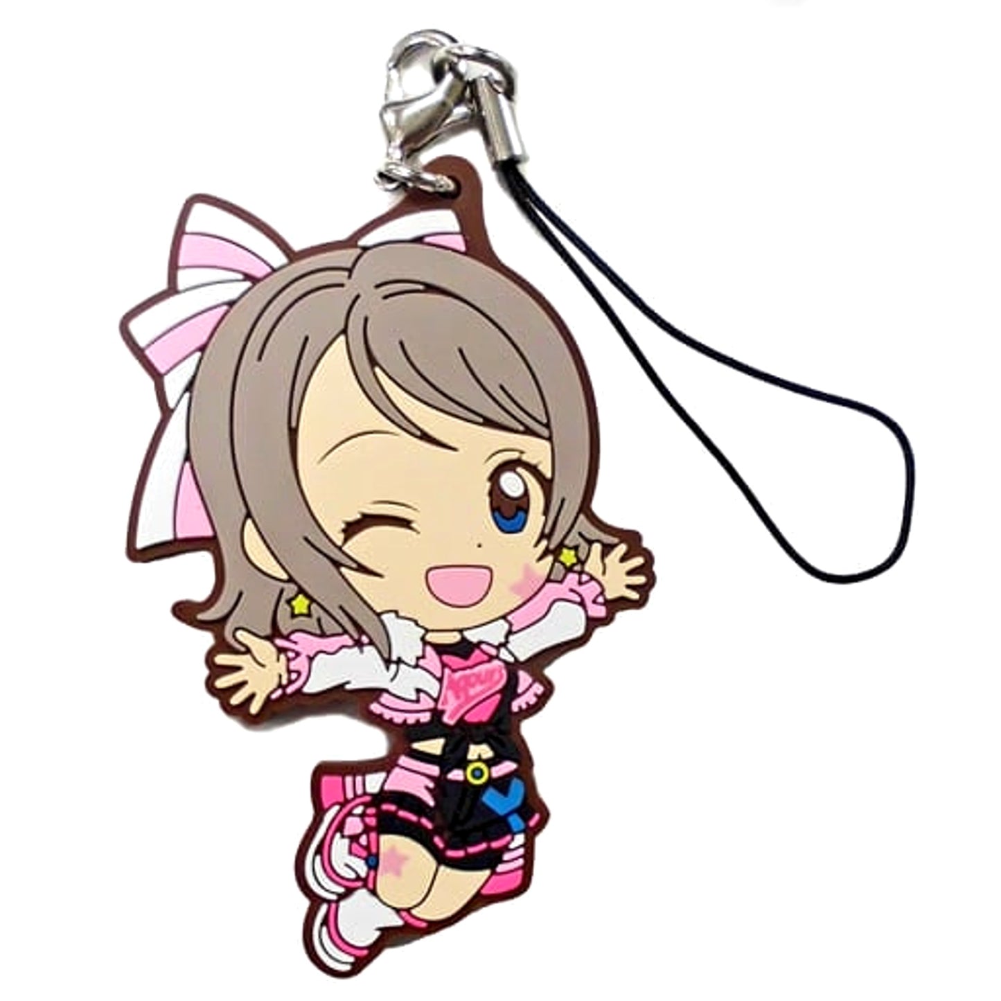 Love Live! Sunshine!! You Watanabe MIRACLE WAVE Ver. Ichiban Kuji 5th Rubber Charm Kyunchara Illustrations Prize K [USED]