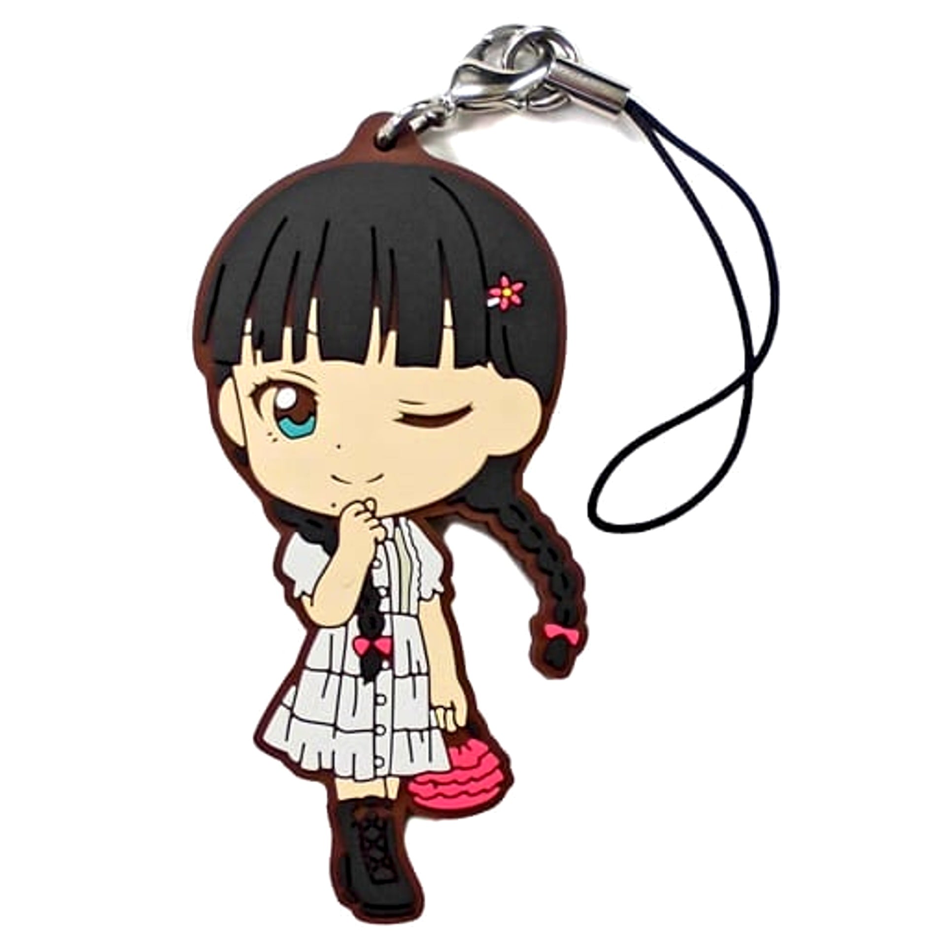 Love Live! Sunshine!! Daiya Kurosawa Dress Ver. Ichiban Kuji 5th Rubber Charm Kyunchara Illustrations Prize L Keychains [USED]