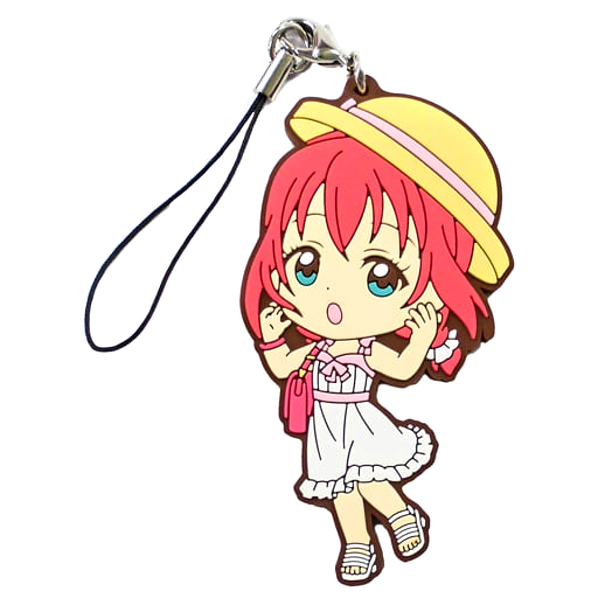 Love Live! Sunshine!! Ruby Kurosawa Dress Ver. Ichiban Kuji 5th Rubber Charm Kyunchara Illustrations Prize L Keychains [USED]