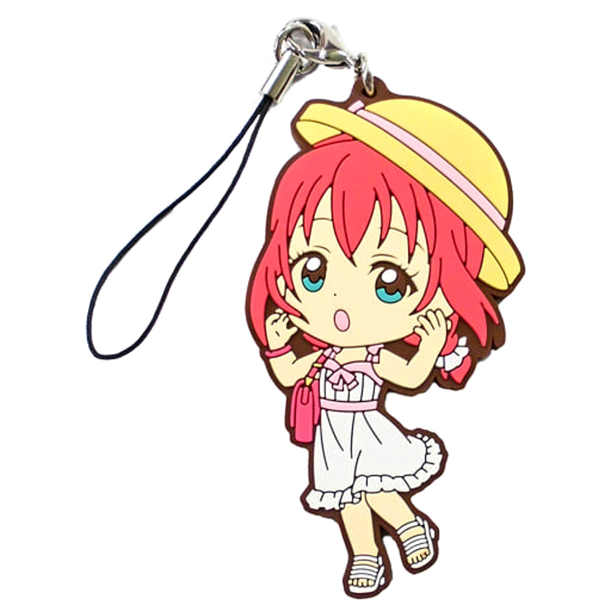 Love Live! Sunshine!! Ruby Kurosawa Dress Ver. Ichiban Kuji 5th Rubber Charm Kyunchara Illustrations Prize L Keychains [USED]
