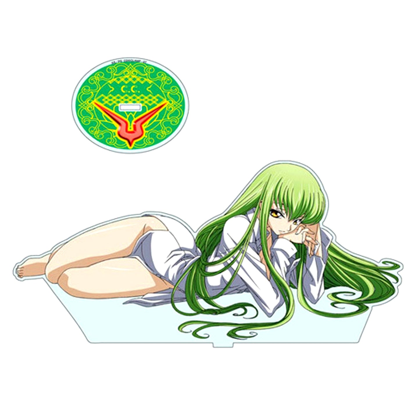 C.C. L Size Code Geass Lelouch of the Rebellion R2 Acrylic Figure [USED]