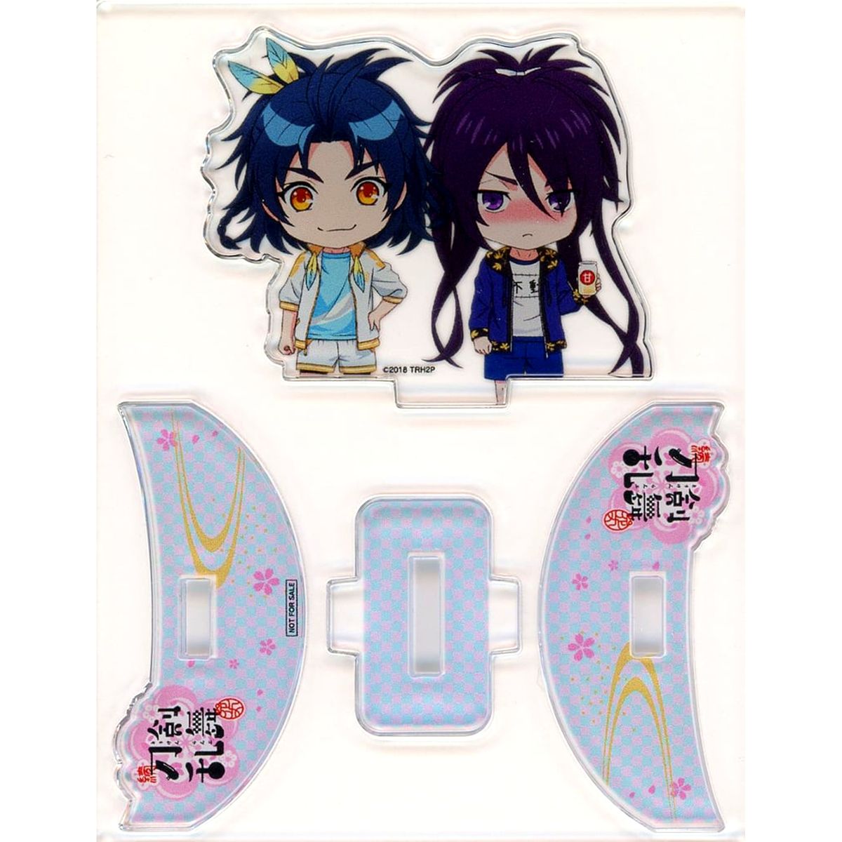 Taikogane Sadamune, Fudou Yukimitsu Zoku Touken Ranbu Hanamaru Nendoroid Plus Yuratto Acrylic Stand Blu-ray/DVD Parts 3-4 Good Smile Online Shop Purchase Bonus [USED]