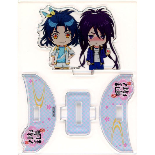 Taikogane Sadamune, Fudou Yukimitsu Zoku Touken Ranbu Hanamaru Nendoroid Plus Yuratto Acrylic Stand Blu-ray/DVD Parts 3-4 Good Smile Online Shop Purchase Bonus [USED]