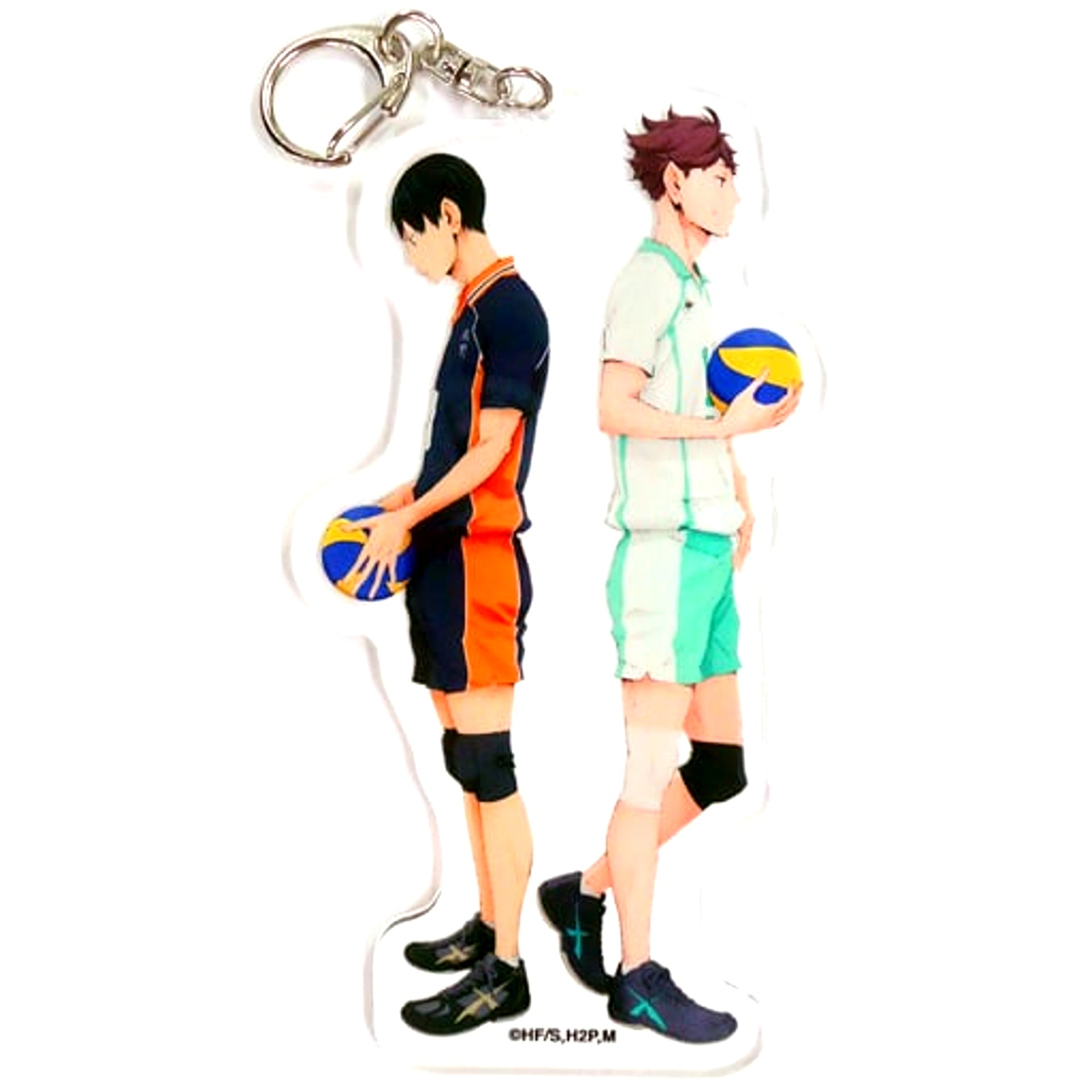 B. Tobio Kageyama & Toru Oikawa Haikyu!! Second Season Full Body Acrylic Keychain [USED]