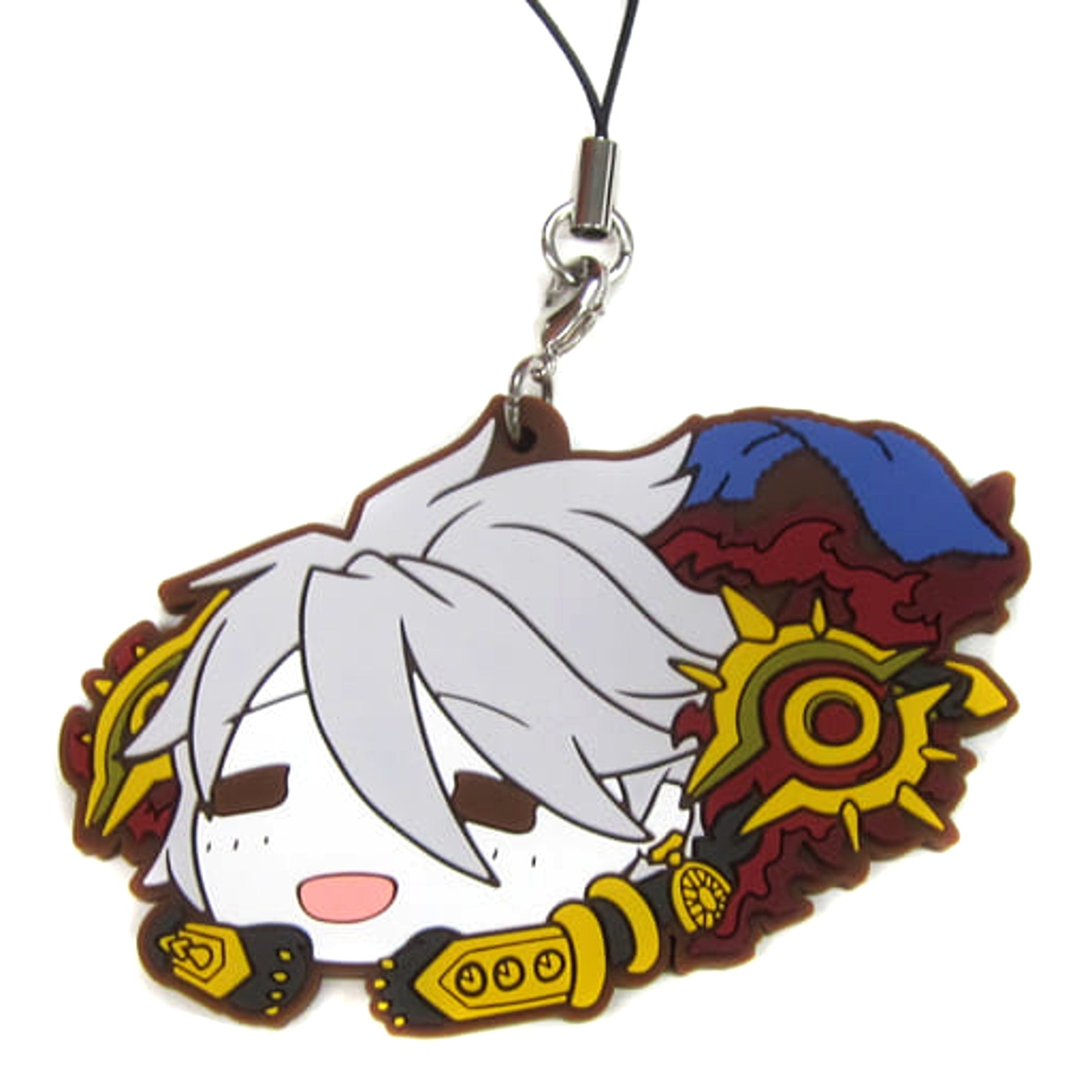 Fate/Apocrypha Lancer of Red Ichiban Kuji Part2 Rubber Charm Nimoji Series Poya Prize K Keychains [USED]