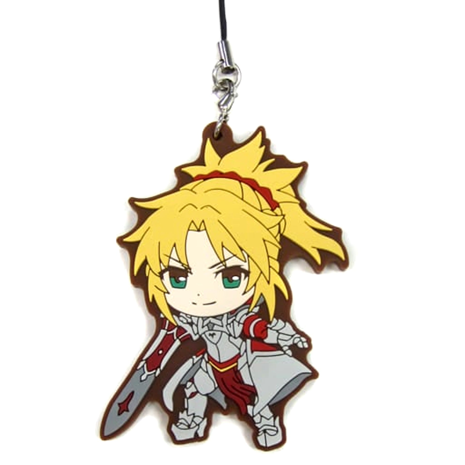 Fate/Apocrypha Saber of Red Ichiban Kuji Part2 Rubber Charm Kyunchara Illustrations Prize L Keychains [USED]