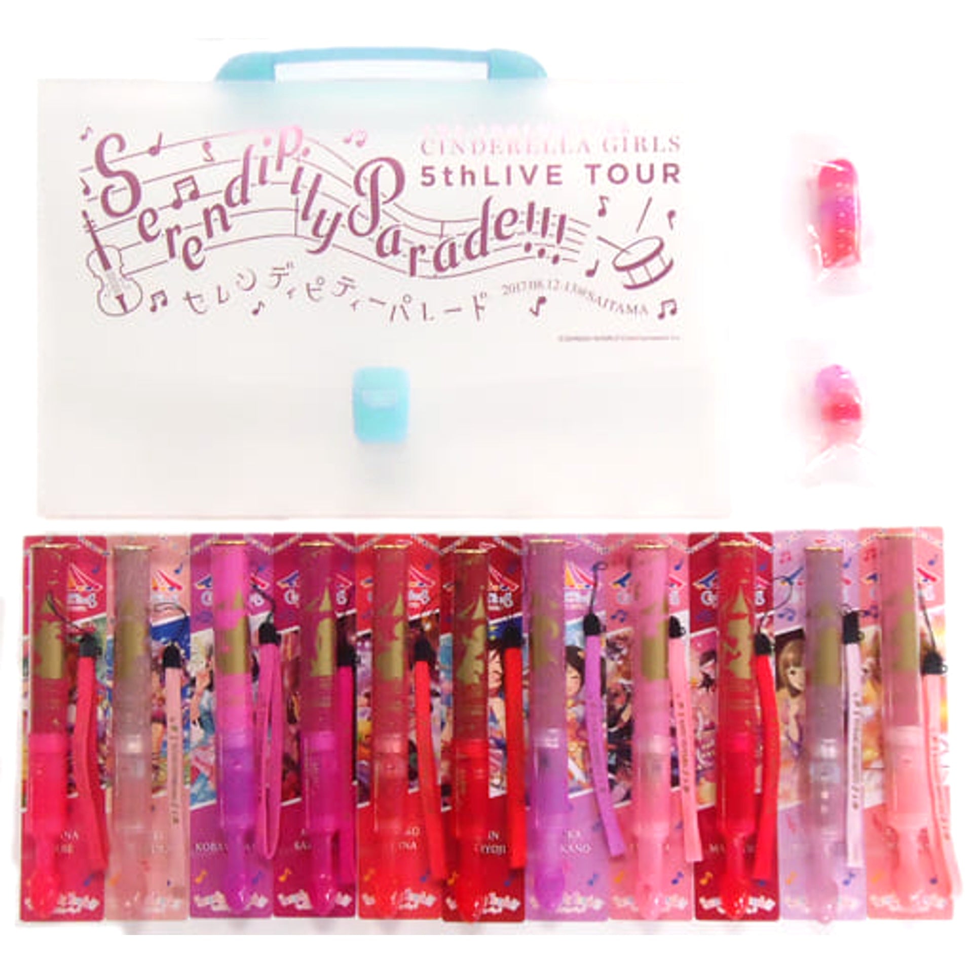 THE IDOLM@STER Cinderella Girls 5th Live TOUR Ver. @SSA DAY1 Cute 11 Color Set Official Concert Light 5th Live Tour Serendipity Parade!!! Limited [USED]